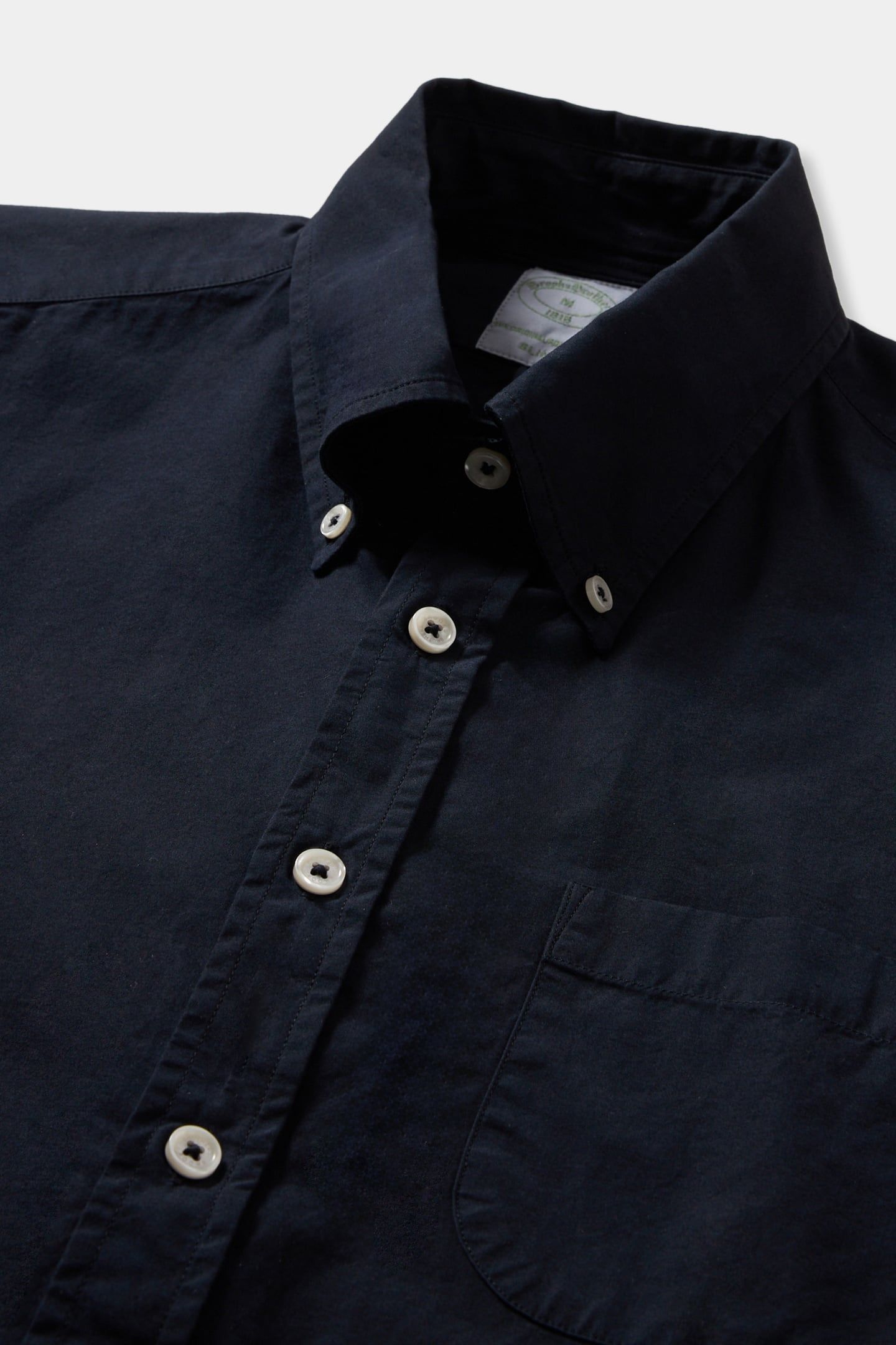 BUTTON-DOWN SHIRT W/POCKET COTTON NAVY 4