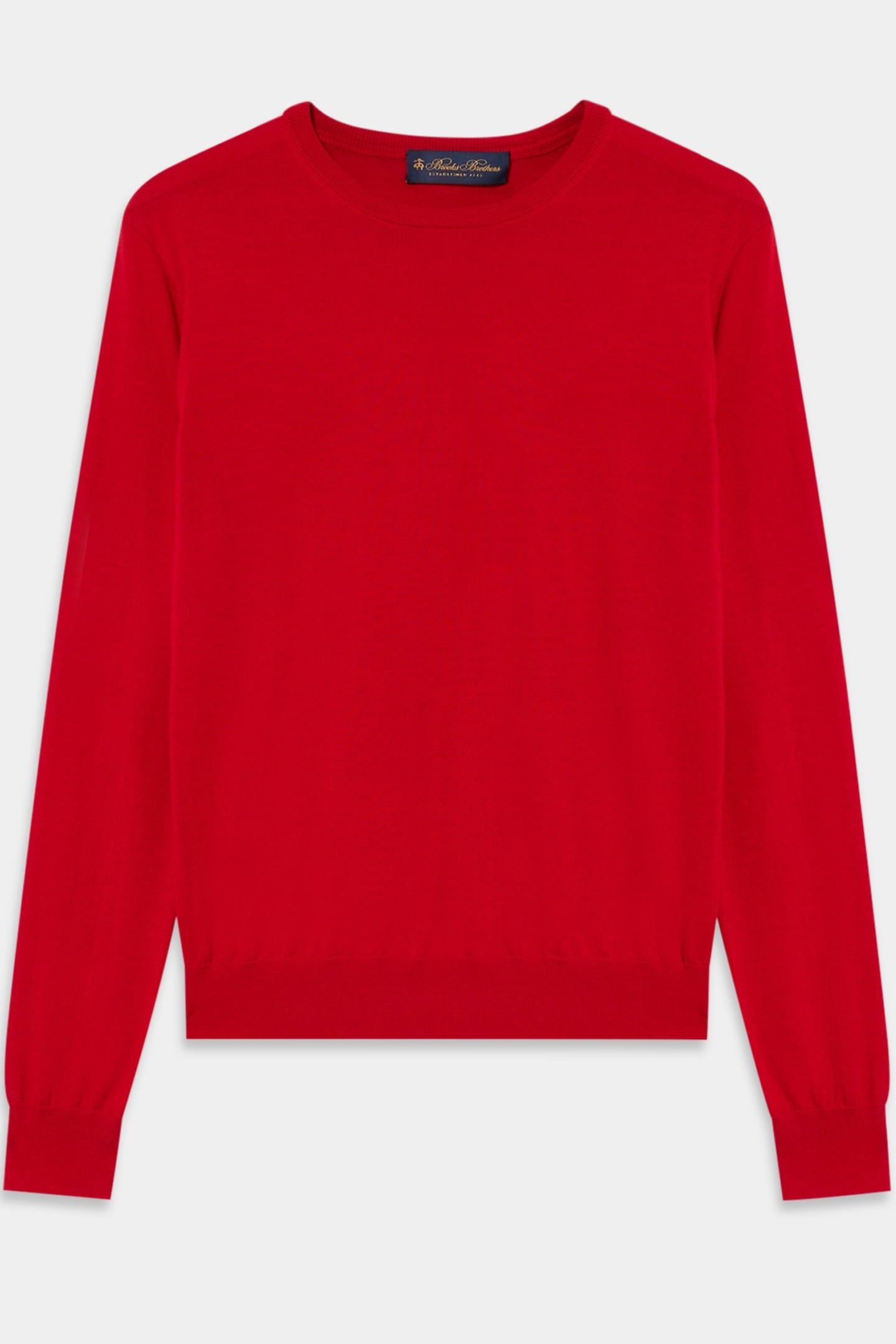 WOOL CREWNECK SWEATER RED 3