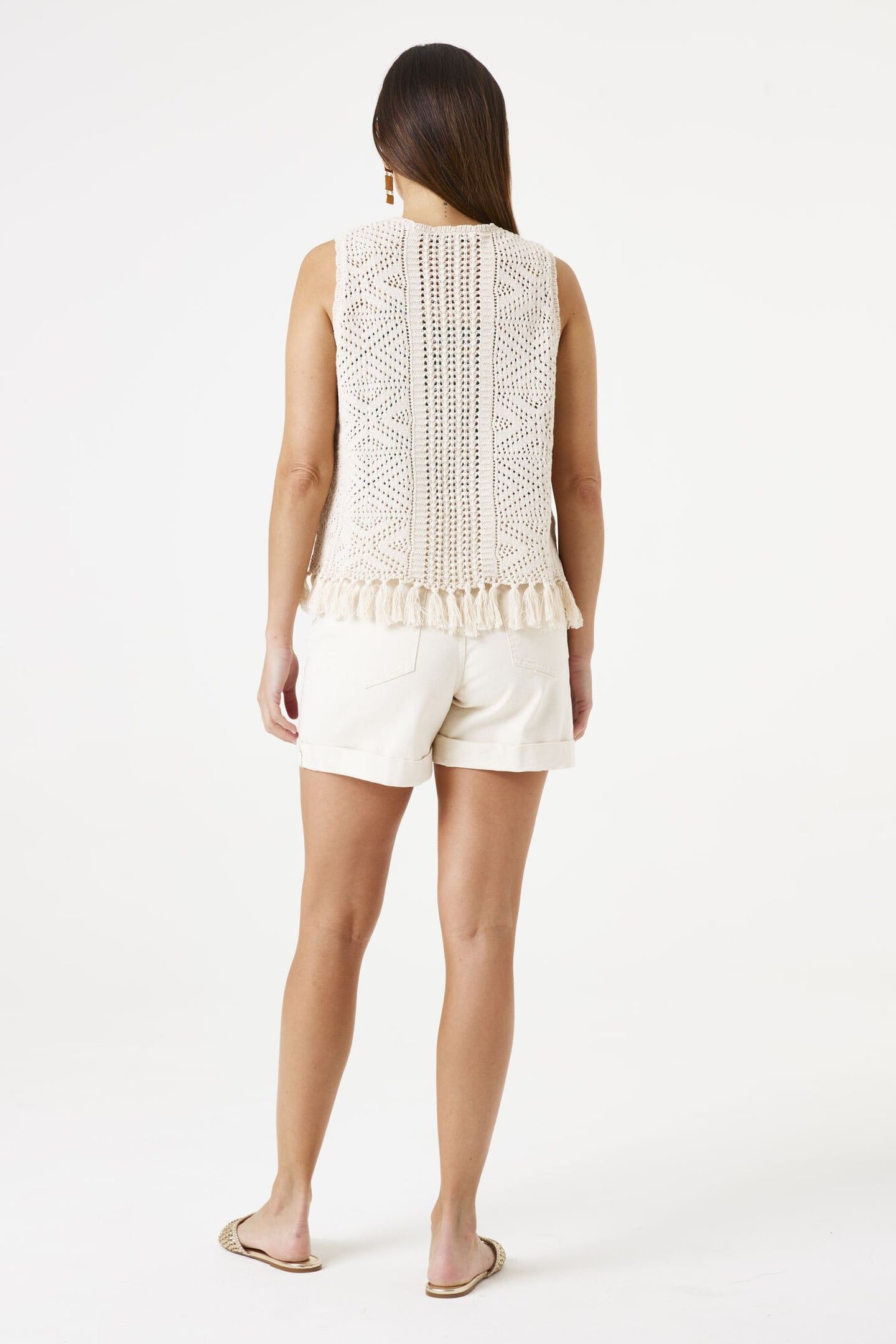 LADIES CARDIGAN ALMOND 3