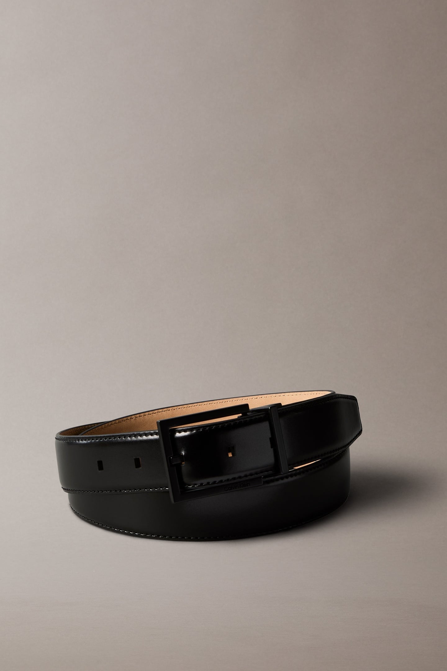 SQUARE BUCKLE 32MM ADJUSTABLE BELT BLACK/MATTE BLACK 4