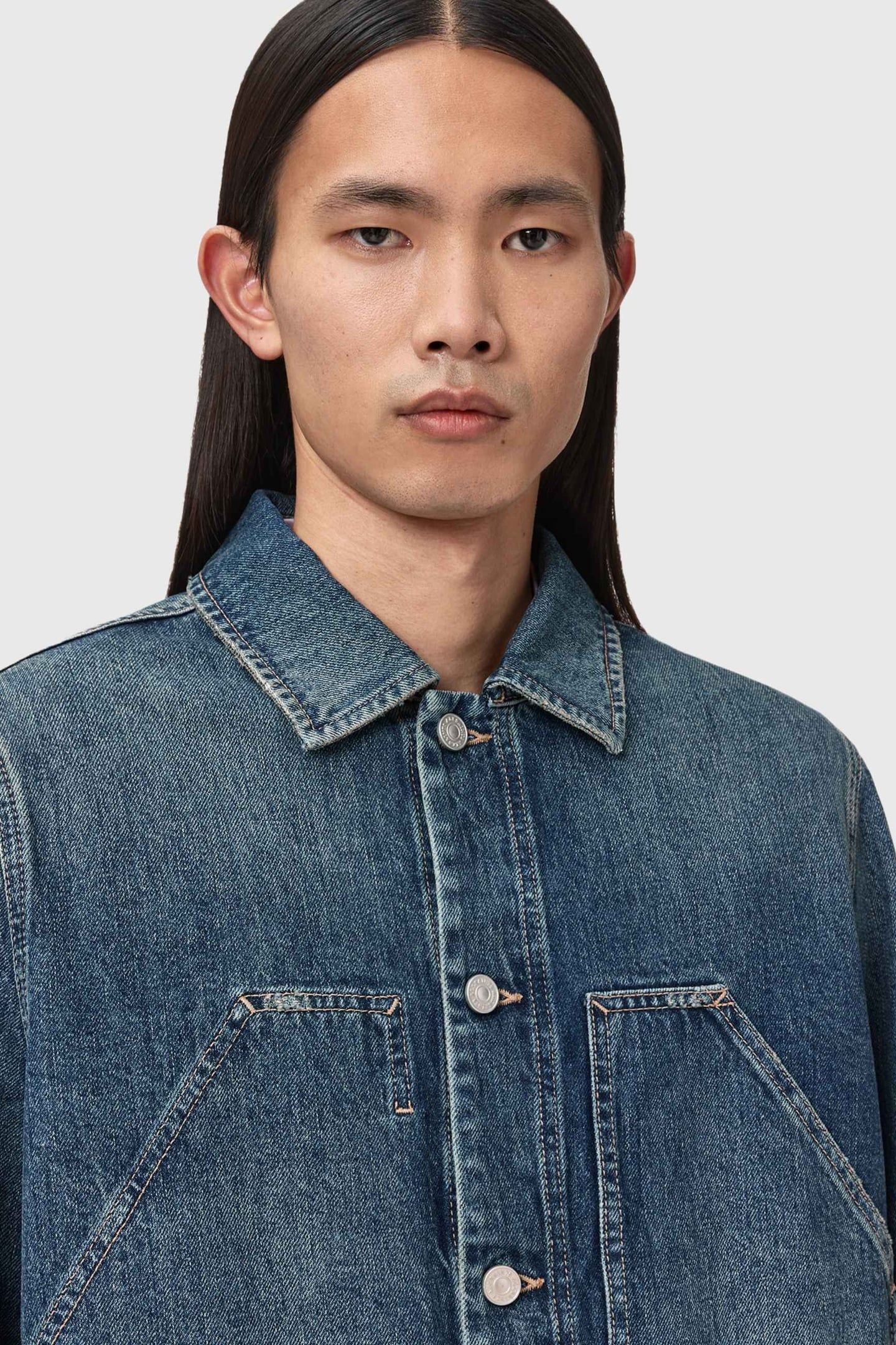 MUKESH JACKET MID INDIGO 8