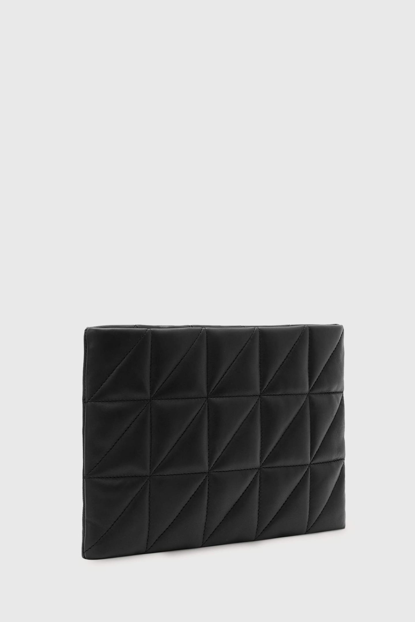 BETTINA QUILT CLUTCH BLACK 2