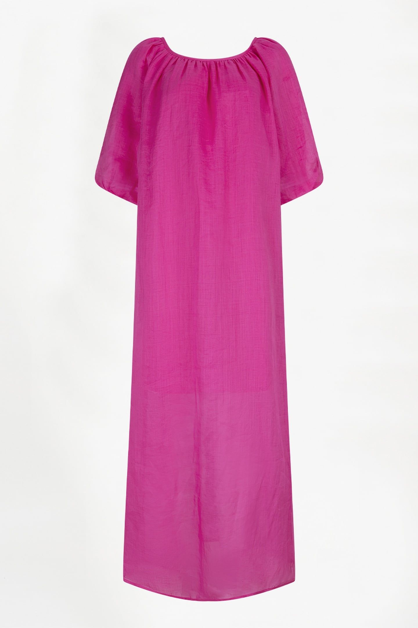 TILDA OPEN BACK DETAILED MAXI DRESS FUCHSIA PINK 3
