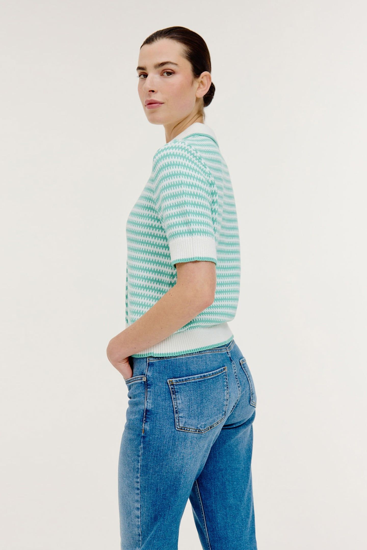 BASHA CARDIGAN WASABI GREEN 4