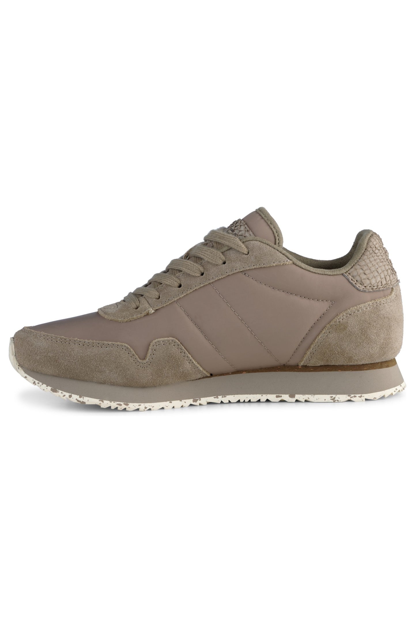 NORA III LEATHER SILVER MINK 8