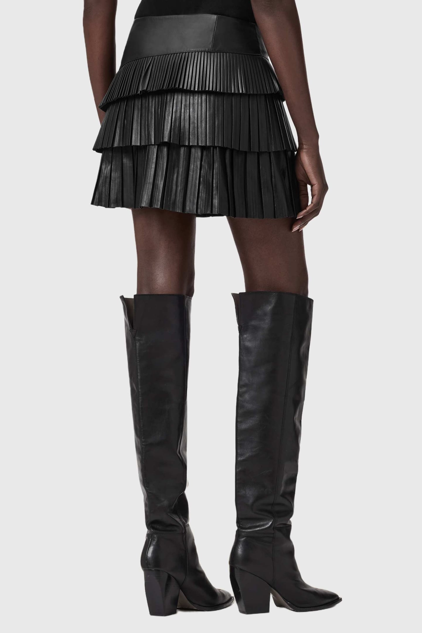 NARA PLEAT SKIRT BLACK 6