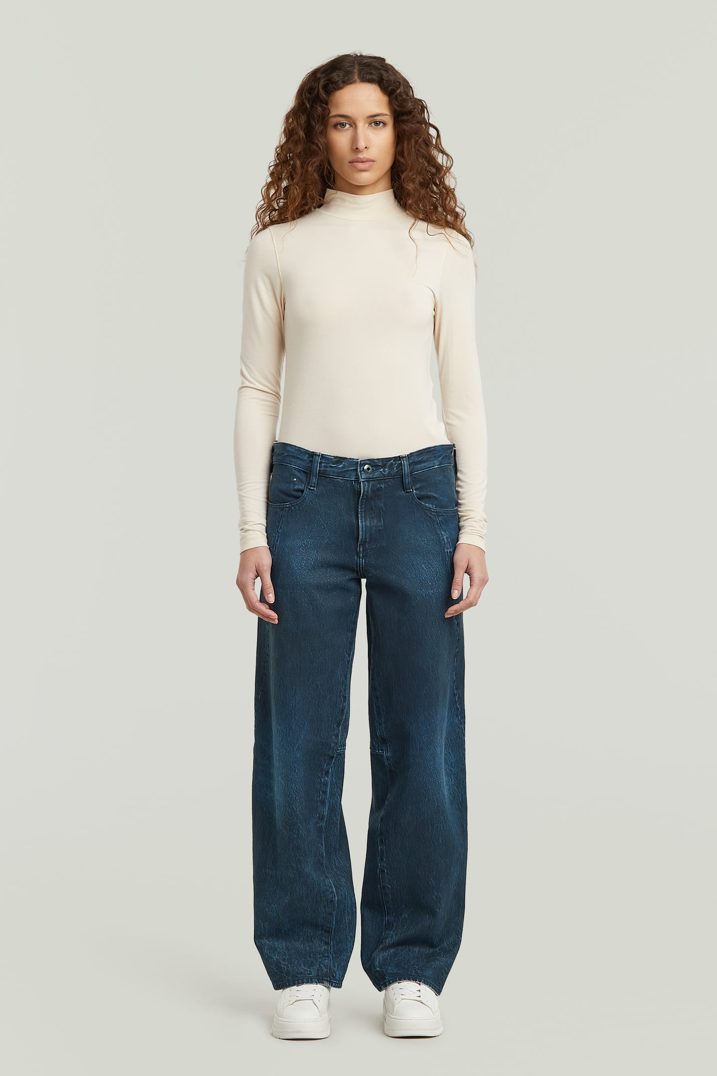 CONTOR 3D LOOSE JEANS BLUE 3