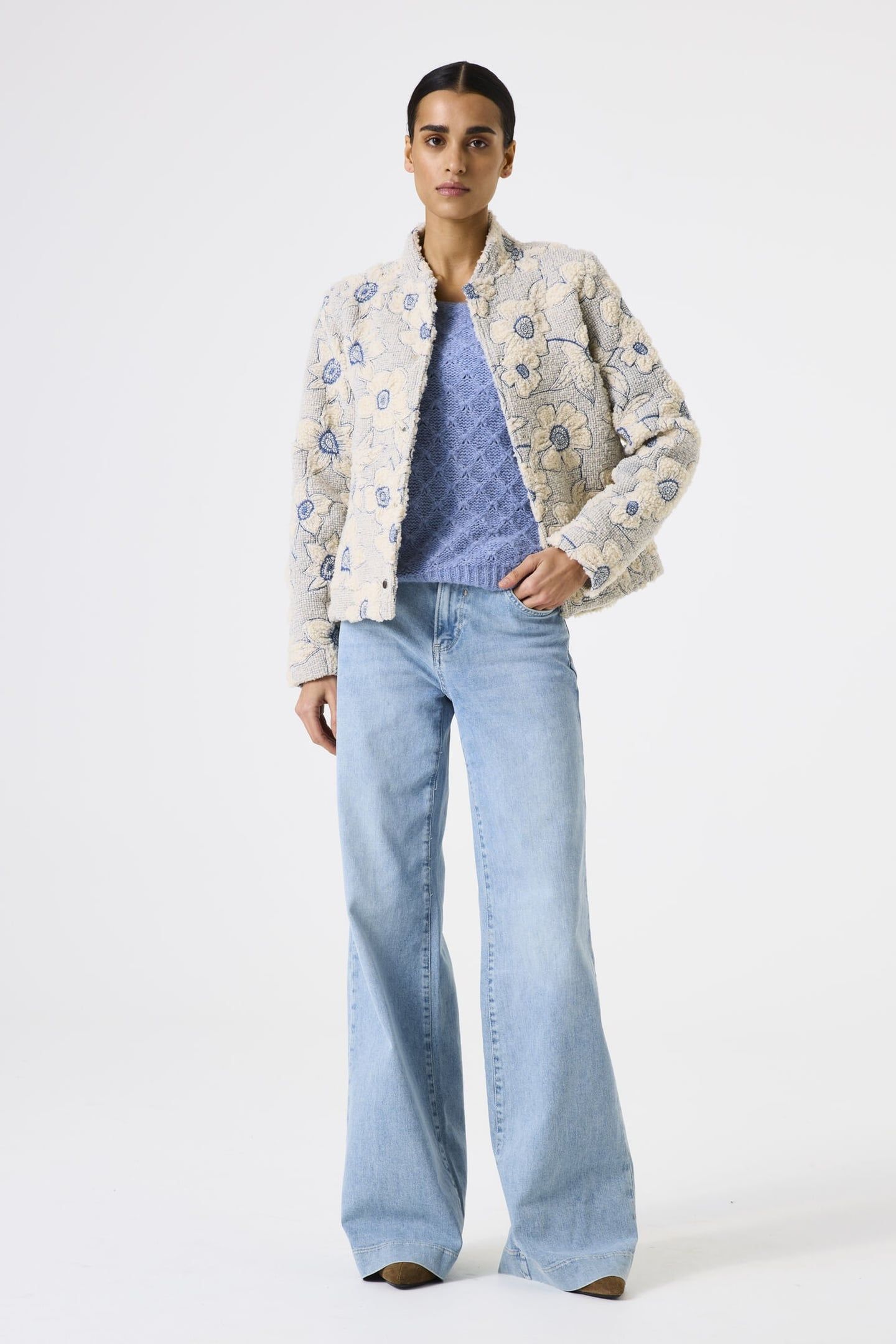 LADIES JACKET SOFT IVORY 2