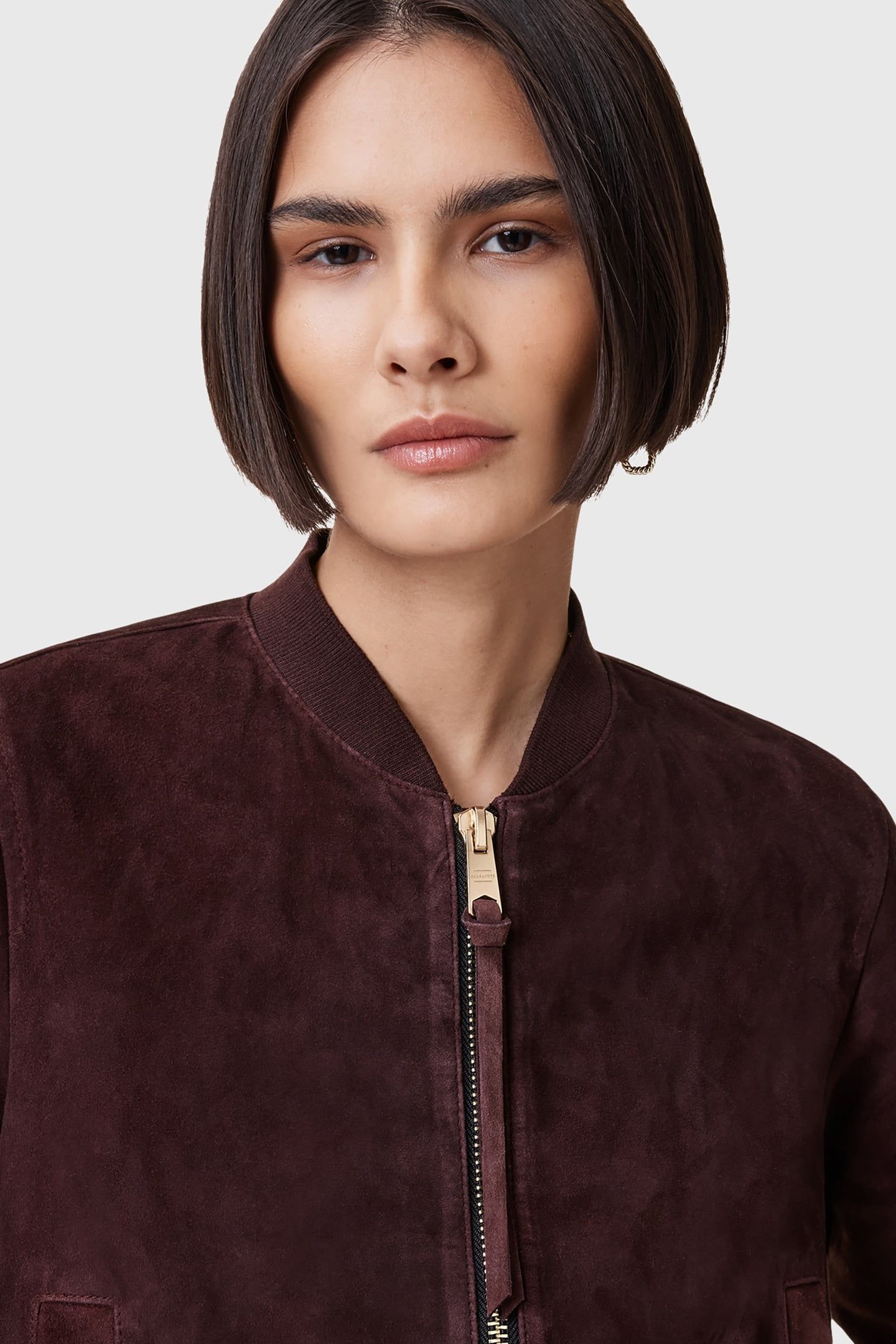 ORTEN SUEDE BOMBER OXBLOOD RED 8
