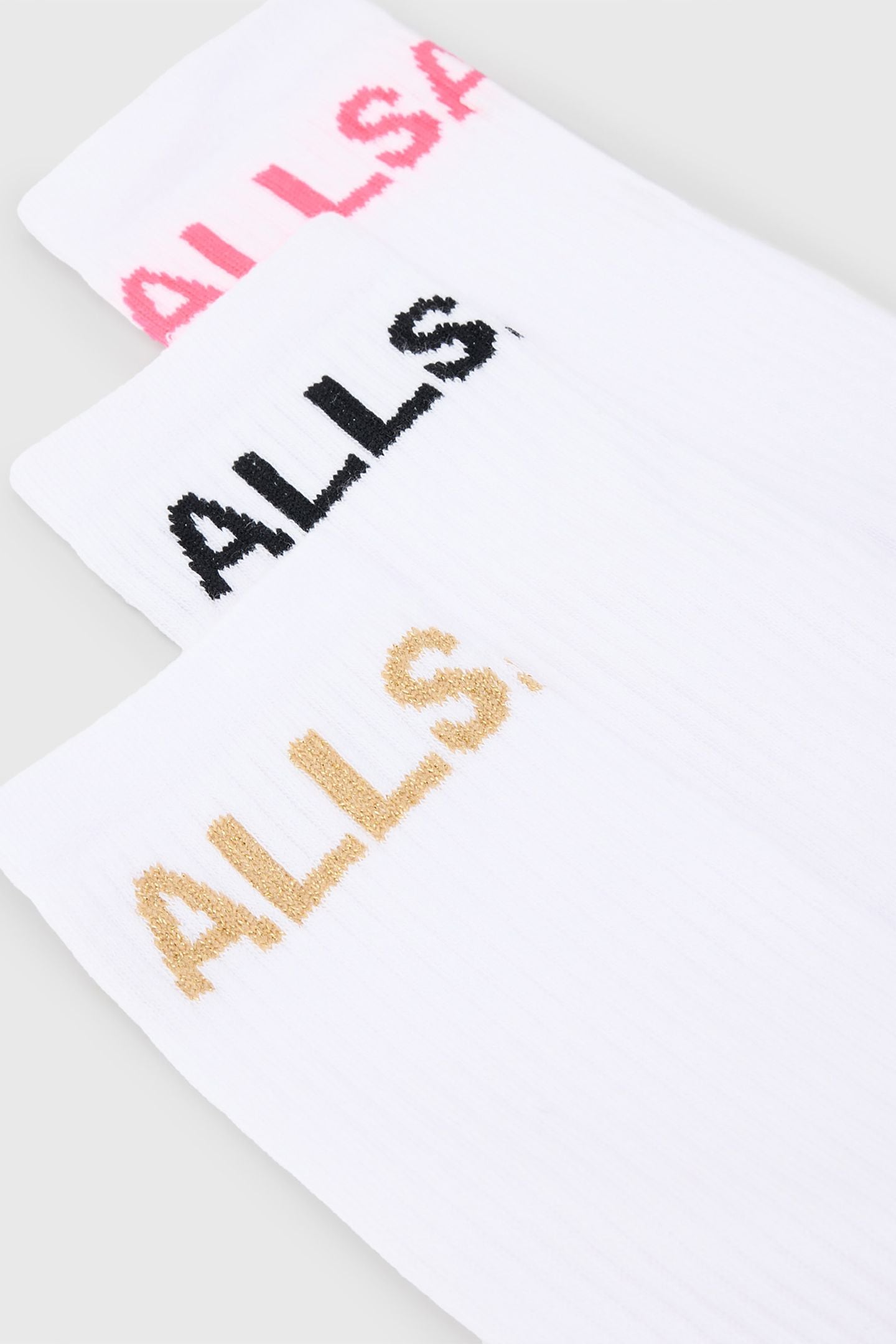 JAE LOGO SOCKS 3PK WHITE MULTI 2