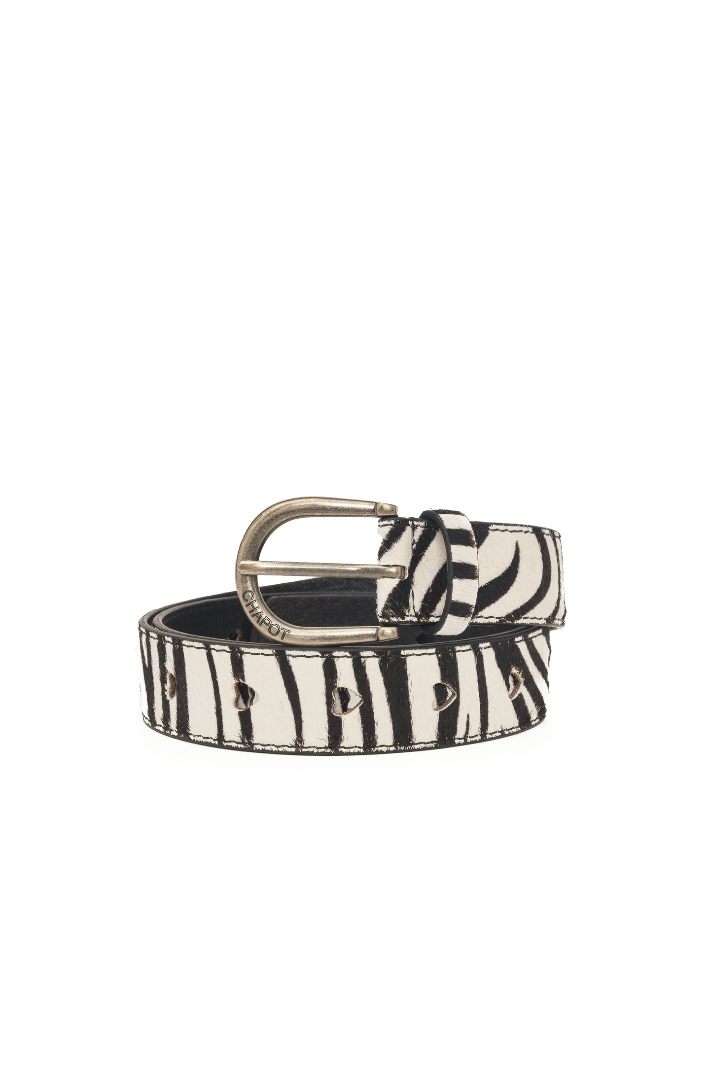 HAIRY BELT BLACK/COSY WHITE 2
