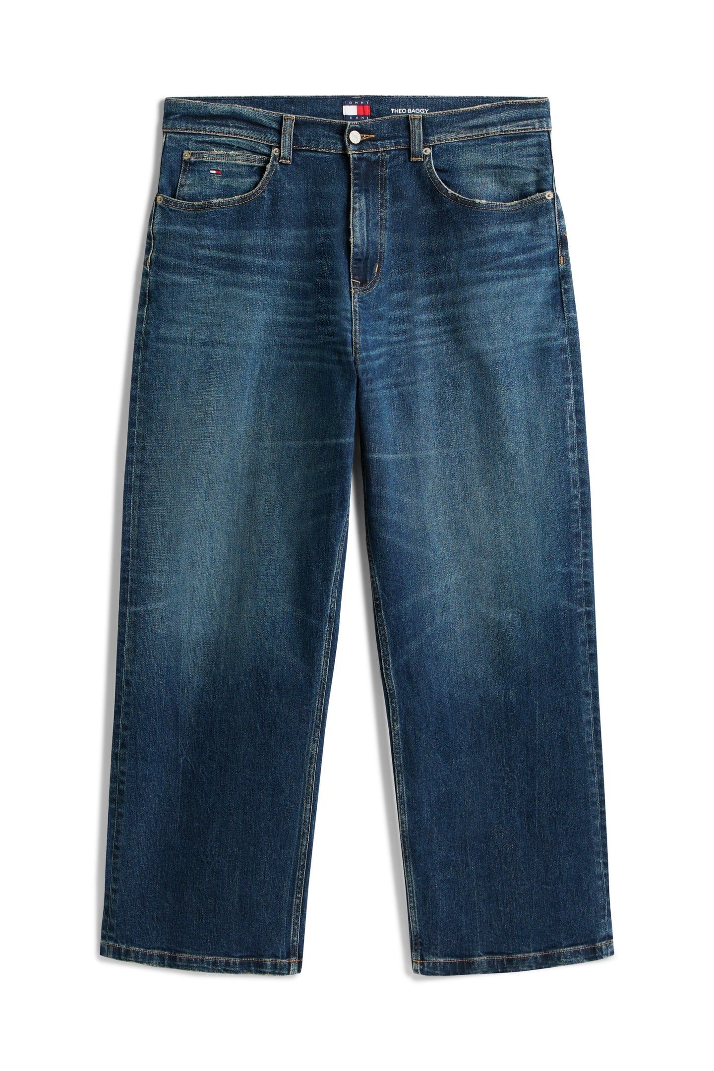 THEO BAGGY JEANS DENIM BLUE BLACK 4