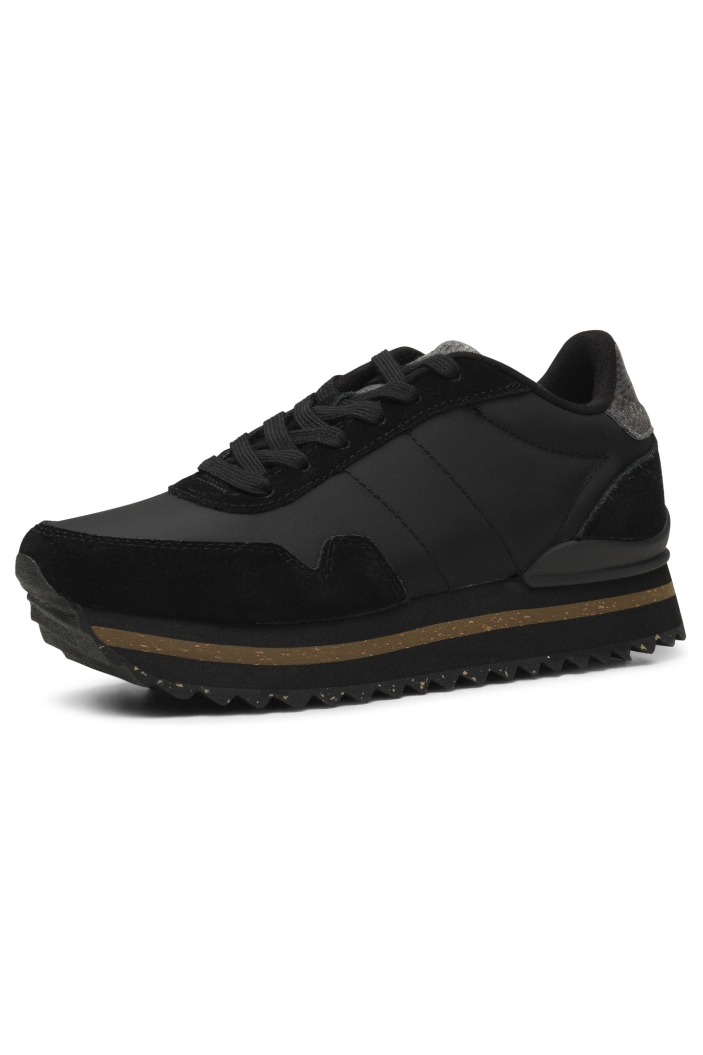 NORA III LEATHER PLATEAU BLACK 4