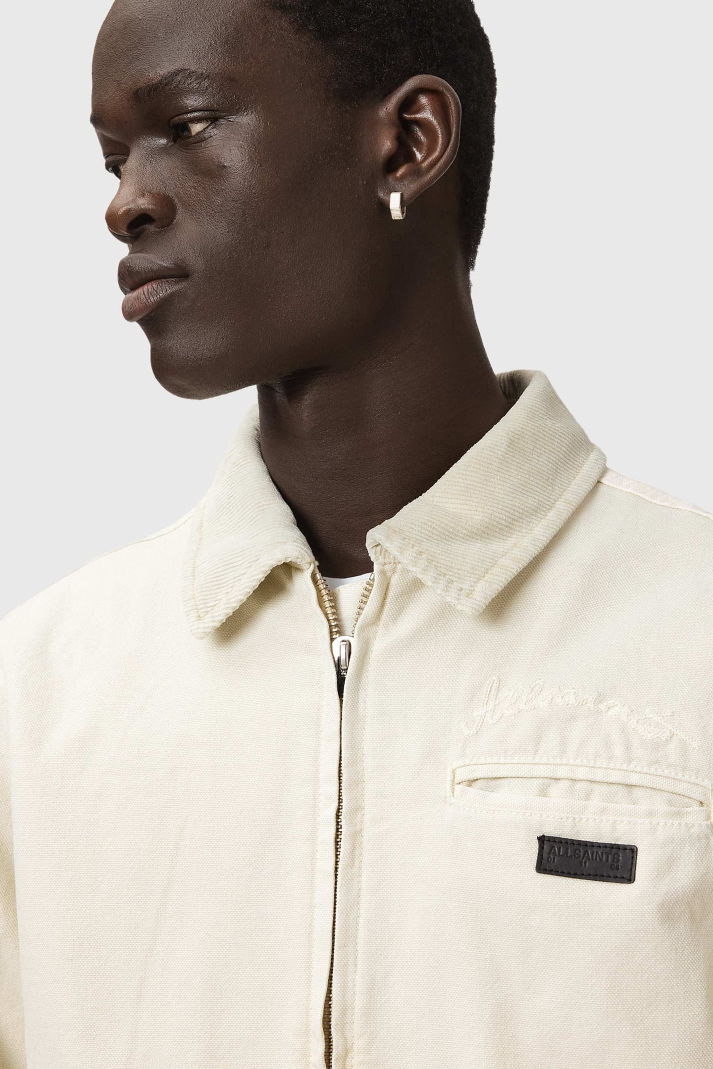 KOREY BORG JACKET PEBBLE WHITE 8