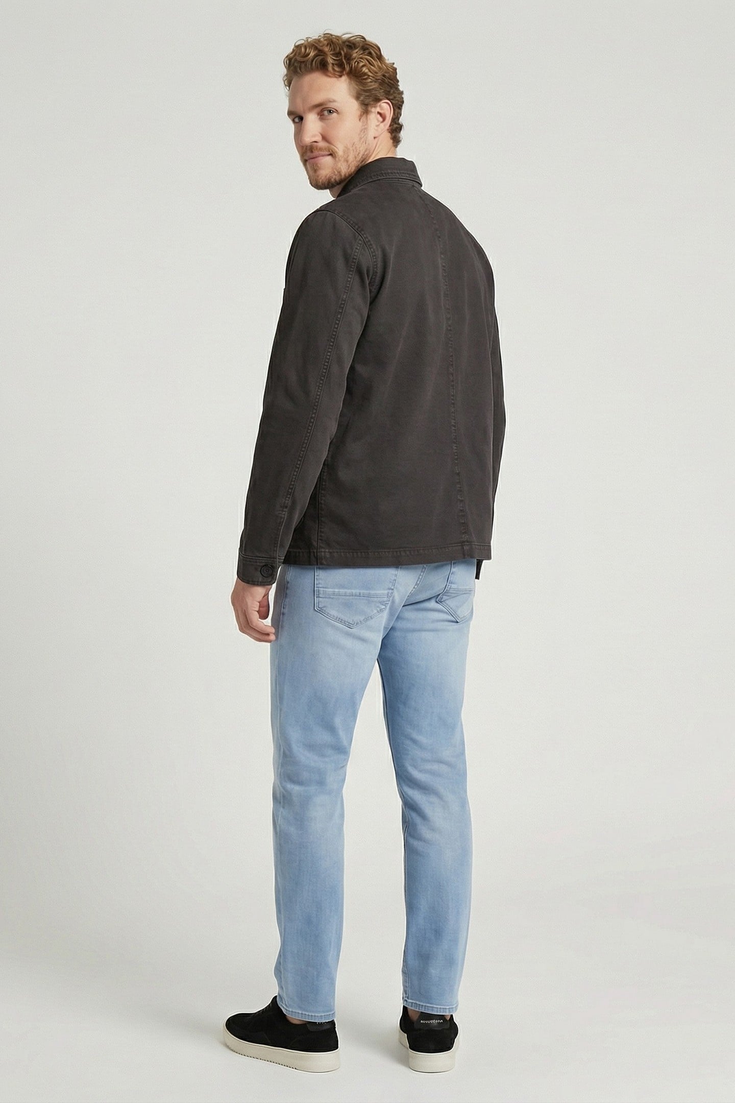 TOBIAS LS JACKET SHIRT BLACK 2