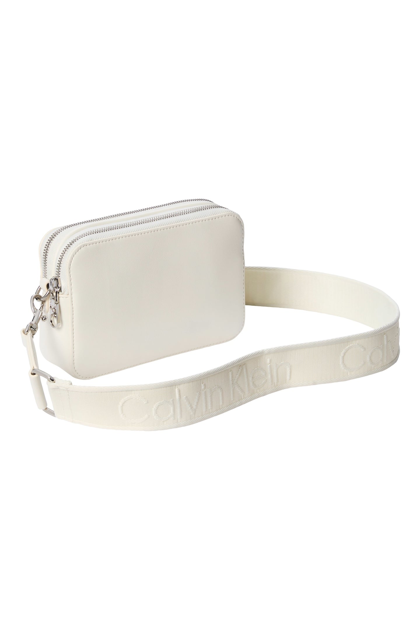WEBBING DOUBLE STRAP CROSSOVER BAG LILY WHITE 2