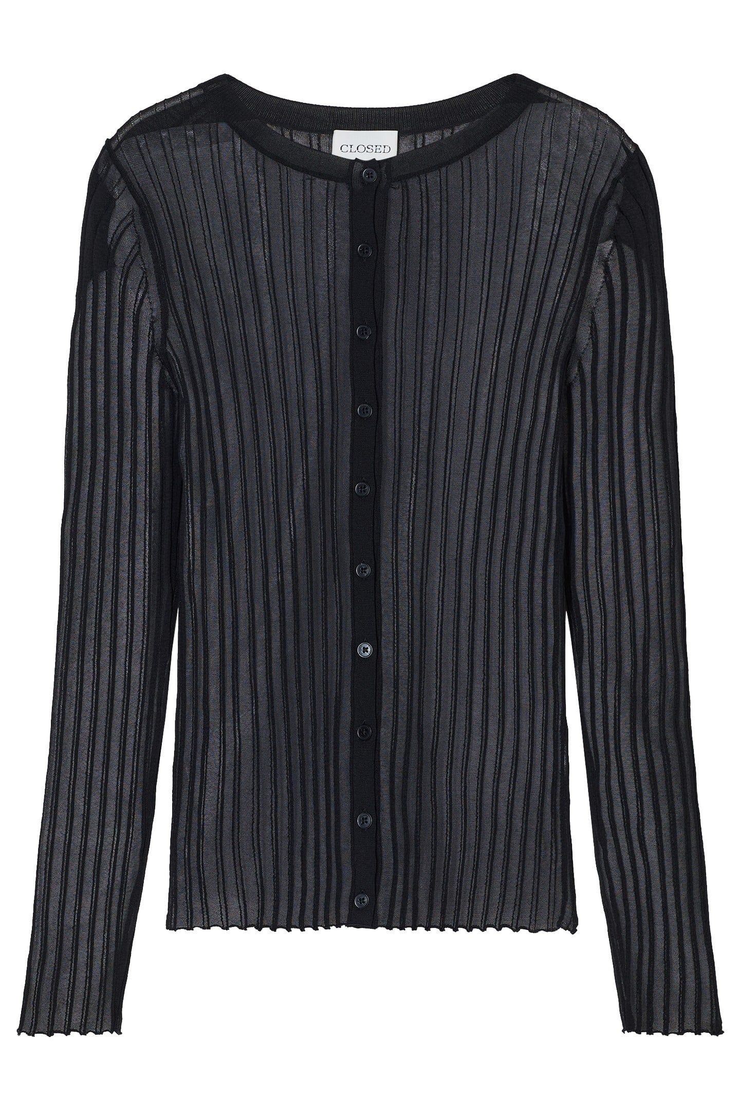 CARDIGAN LONG SLEEVE BLACK 6