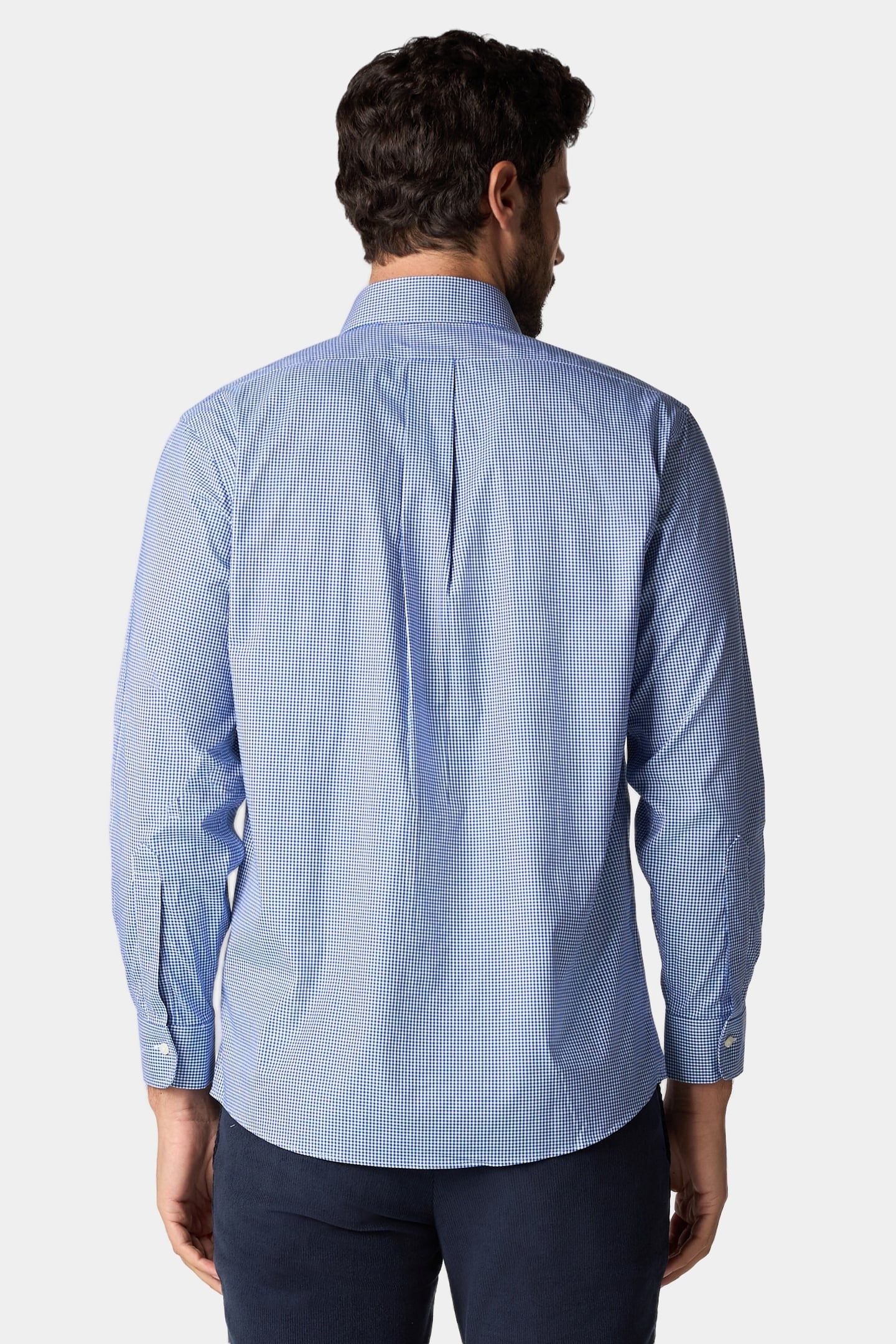 REGULAR FIT NON-IRON GINGHAM SHIRT WITH AINSLEY COLLAR BRIGH 3