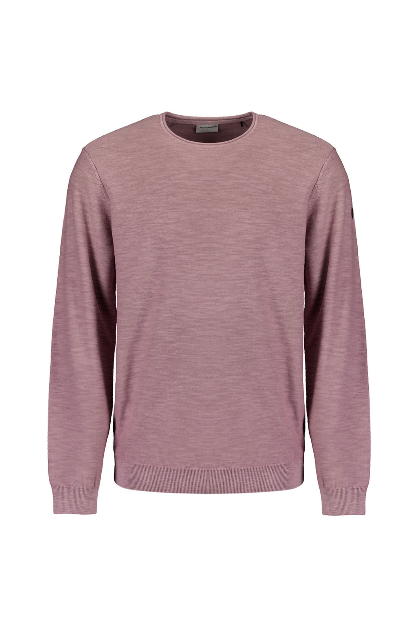 PULLOVER CREWNECK GARMENT DYED + STONE WASHED MAUVE 1