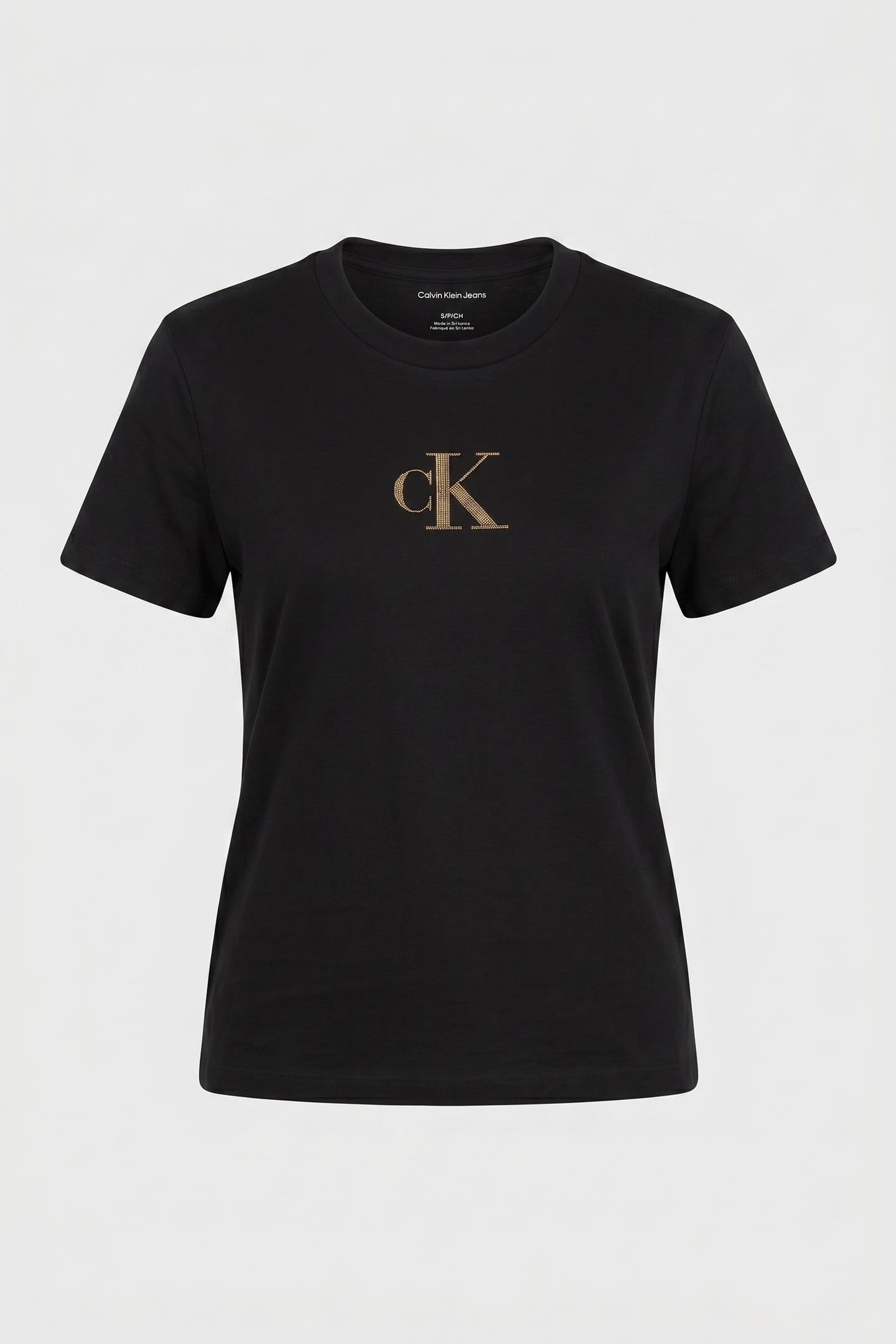 SS CLASSIC FOIL CK TEE KHN 001 BLACK/COMBO 3
