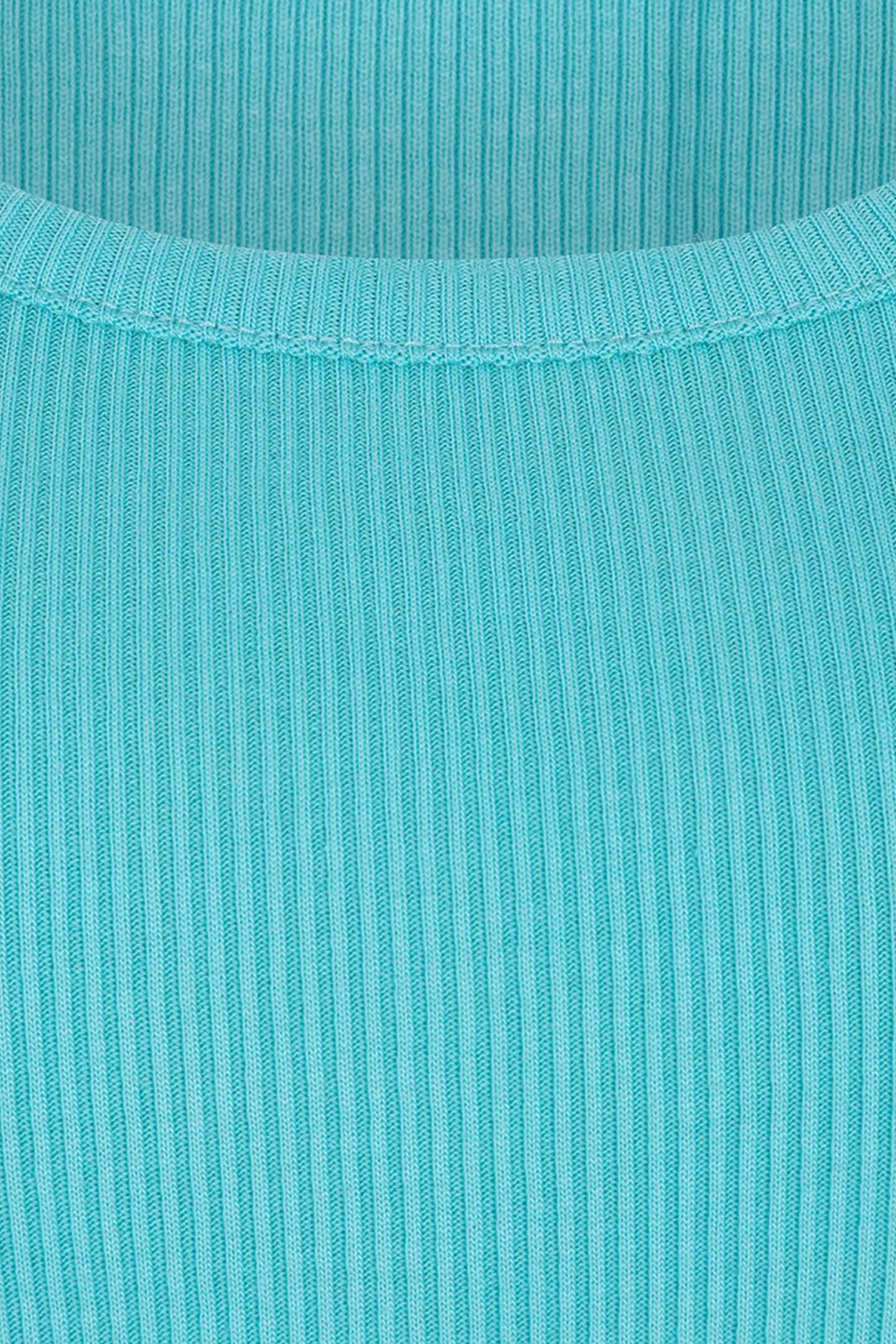 SINGLET RIB KNIT LAGOON 3