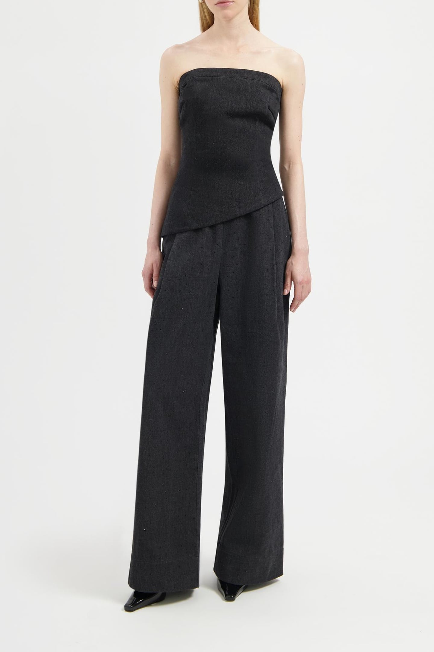 NOUS SOMMES LABELS – EDIE LS GLITTER TOP BLACK 3