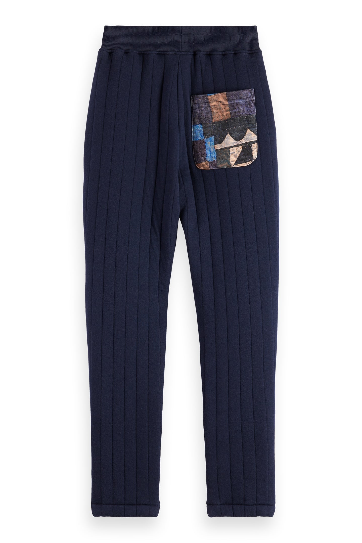 BOY QUILTED CARGO SWEATPANTS WITH PATCHWORK POCKET SKY CAPTA 2