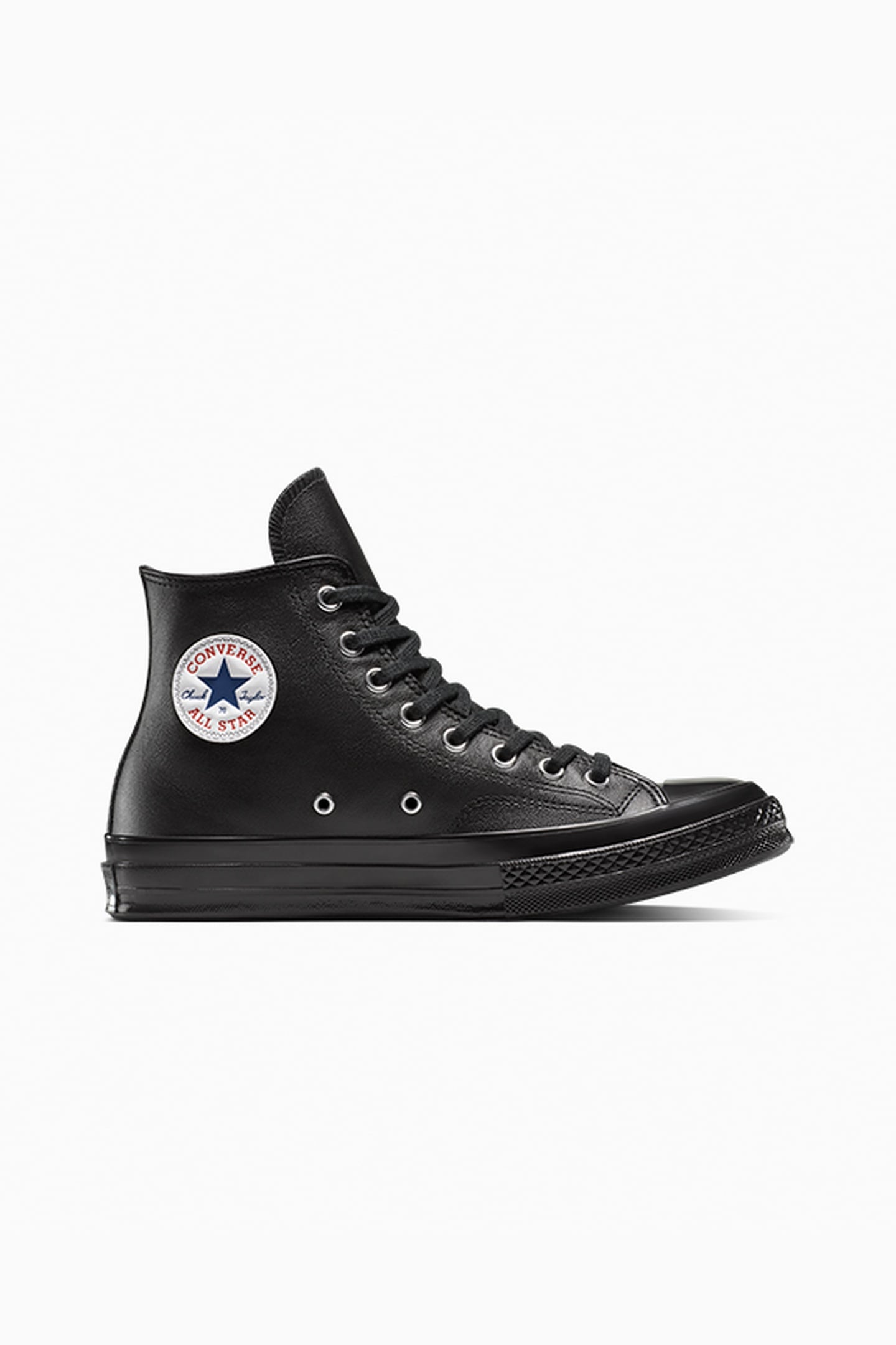 UNISEX CHUCK 70 HI BLACK/BLACK/WHITE 1