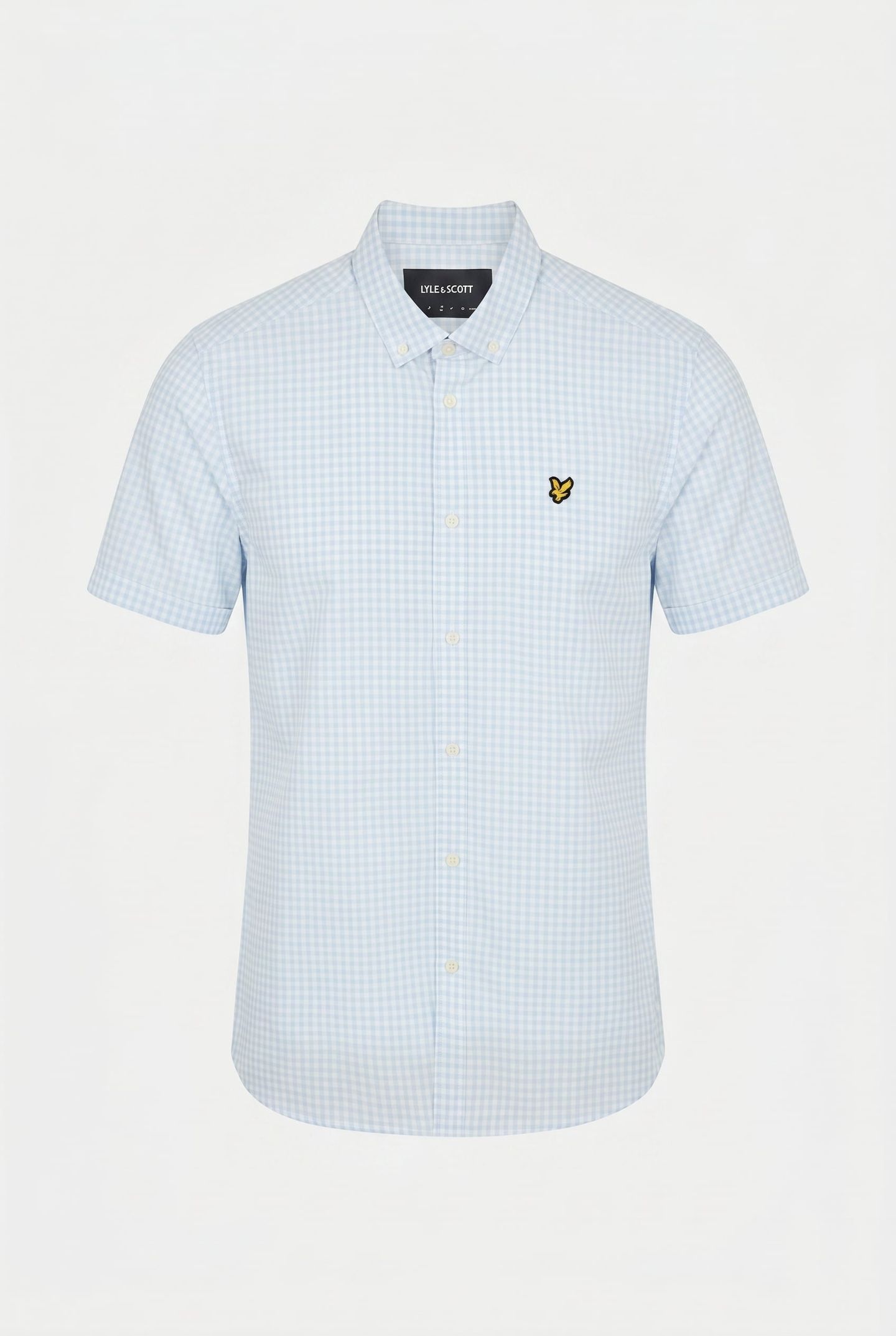 SS GINGHAM SHIRT DECK BLUE/ WHITE 3