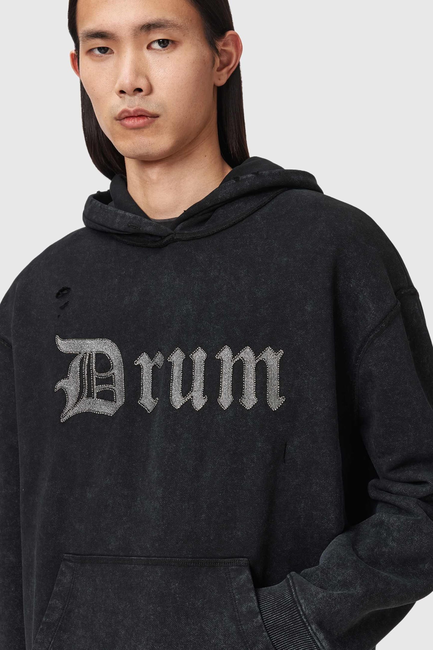 SNARE OTH HOODY WASHED BLACK 6