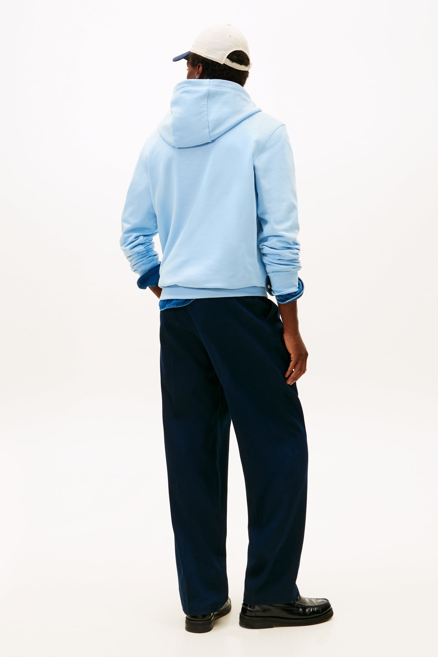 ESSENTIAL TERRY HOODIE WELL WATER 3