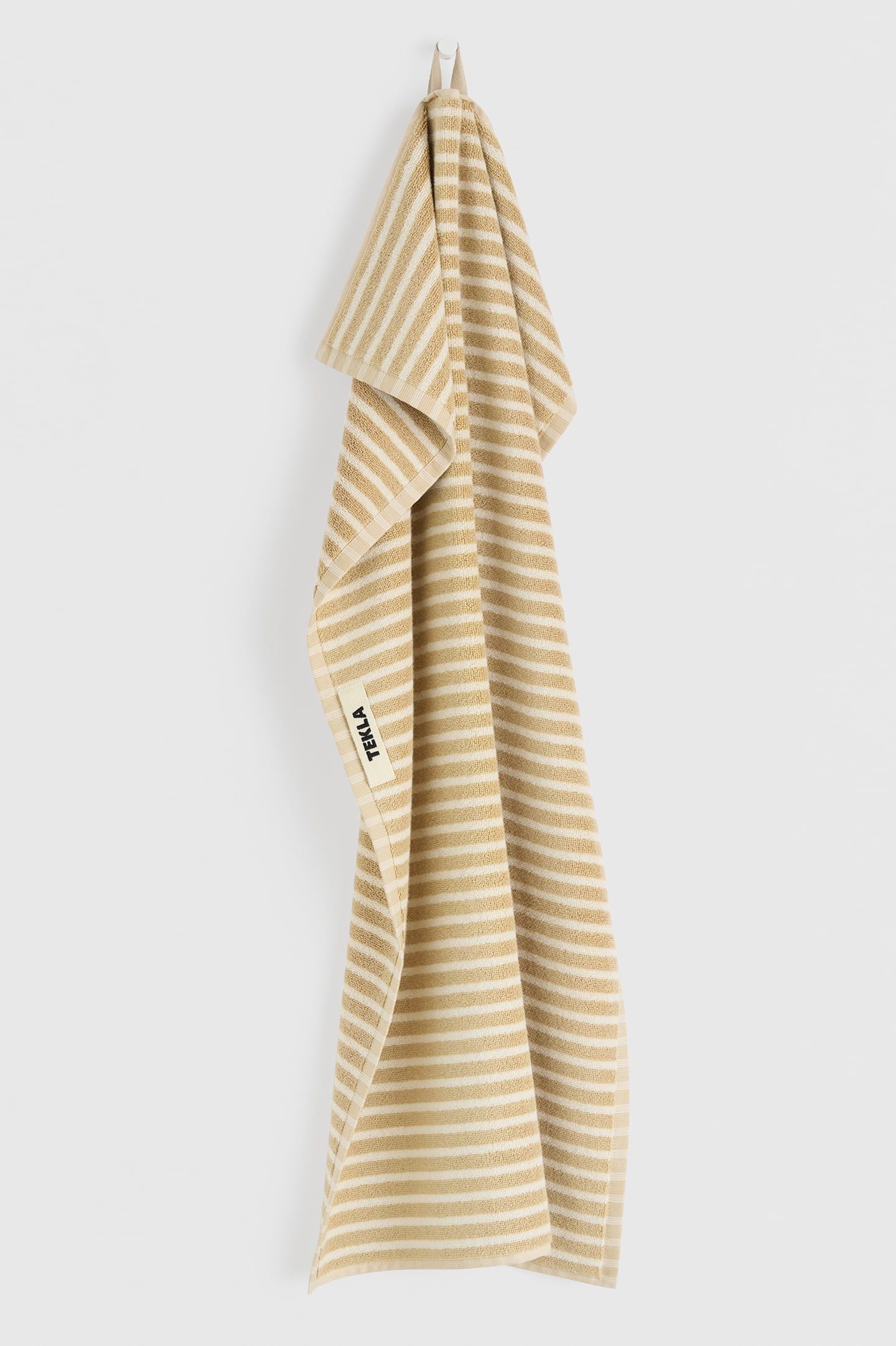 UNISEX HAND TOWEL IVORY STRIPES 2