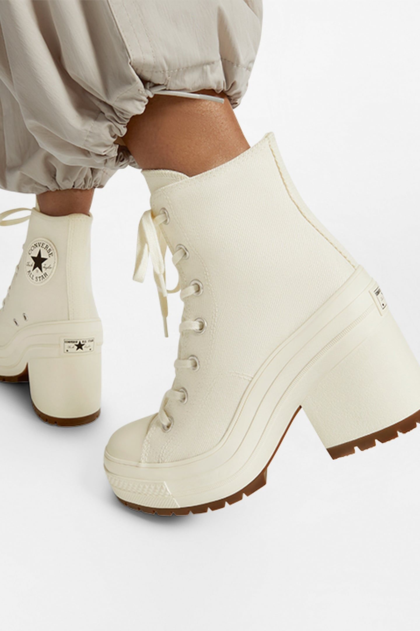 UNISEX CHUCK 70 DE LUXE HEEL HI EGRET/EGRET 6
