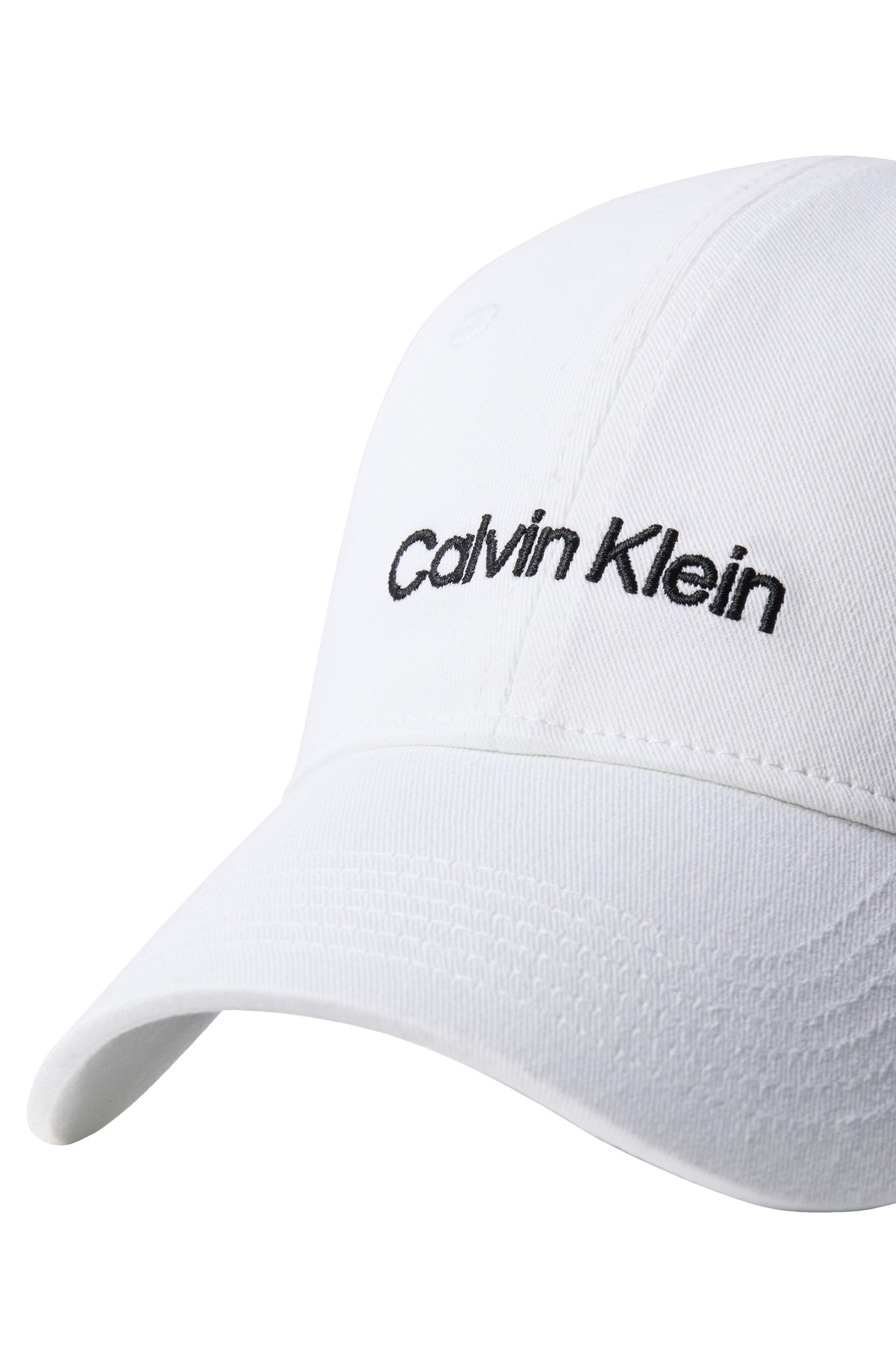 LOGO EMBROIDERY BASEBALL CAP BRIGHT WHITE 3