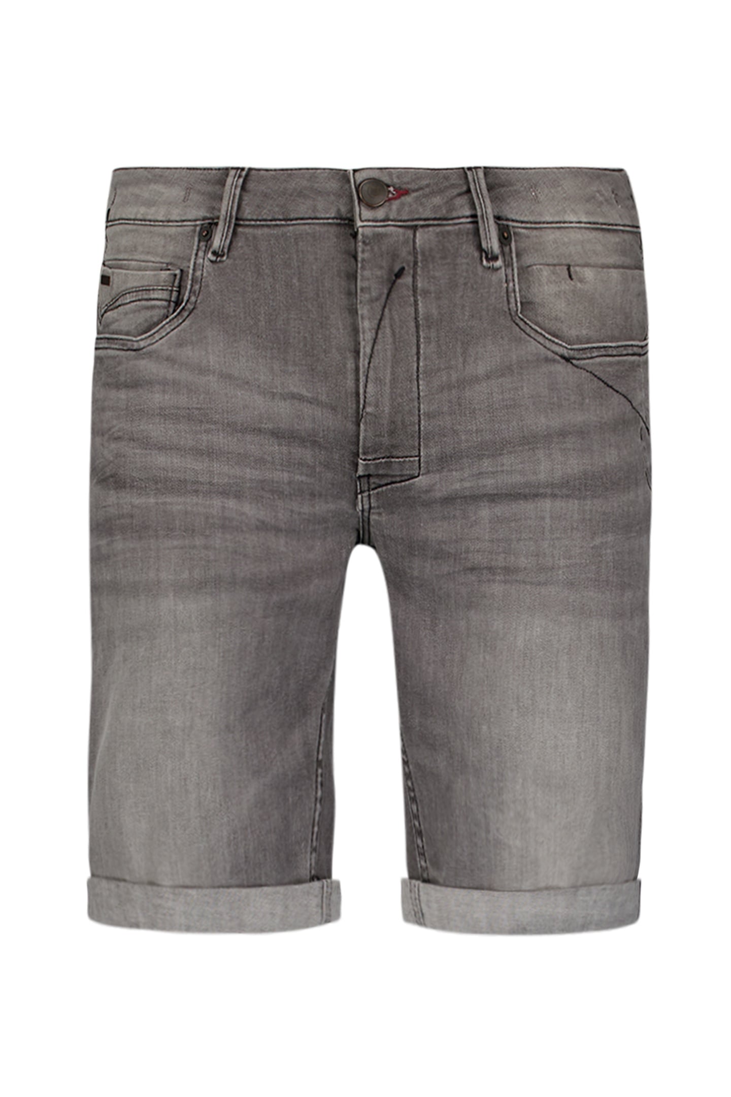 SHORT DENIM STRETCH GREY DENIM 4