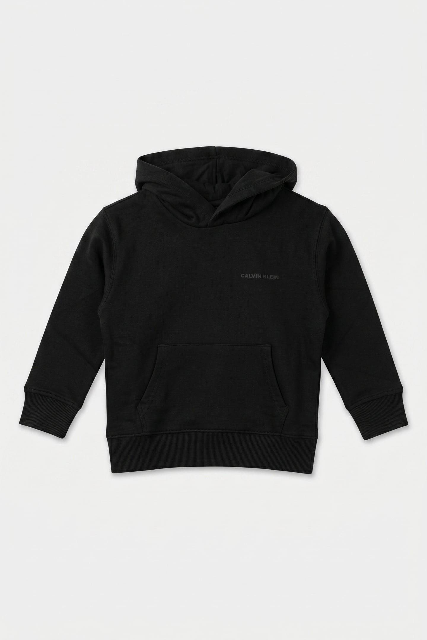 BOYS RELAXED BACK HOODIE BLACK 2