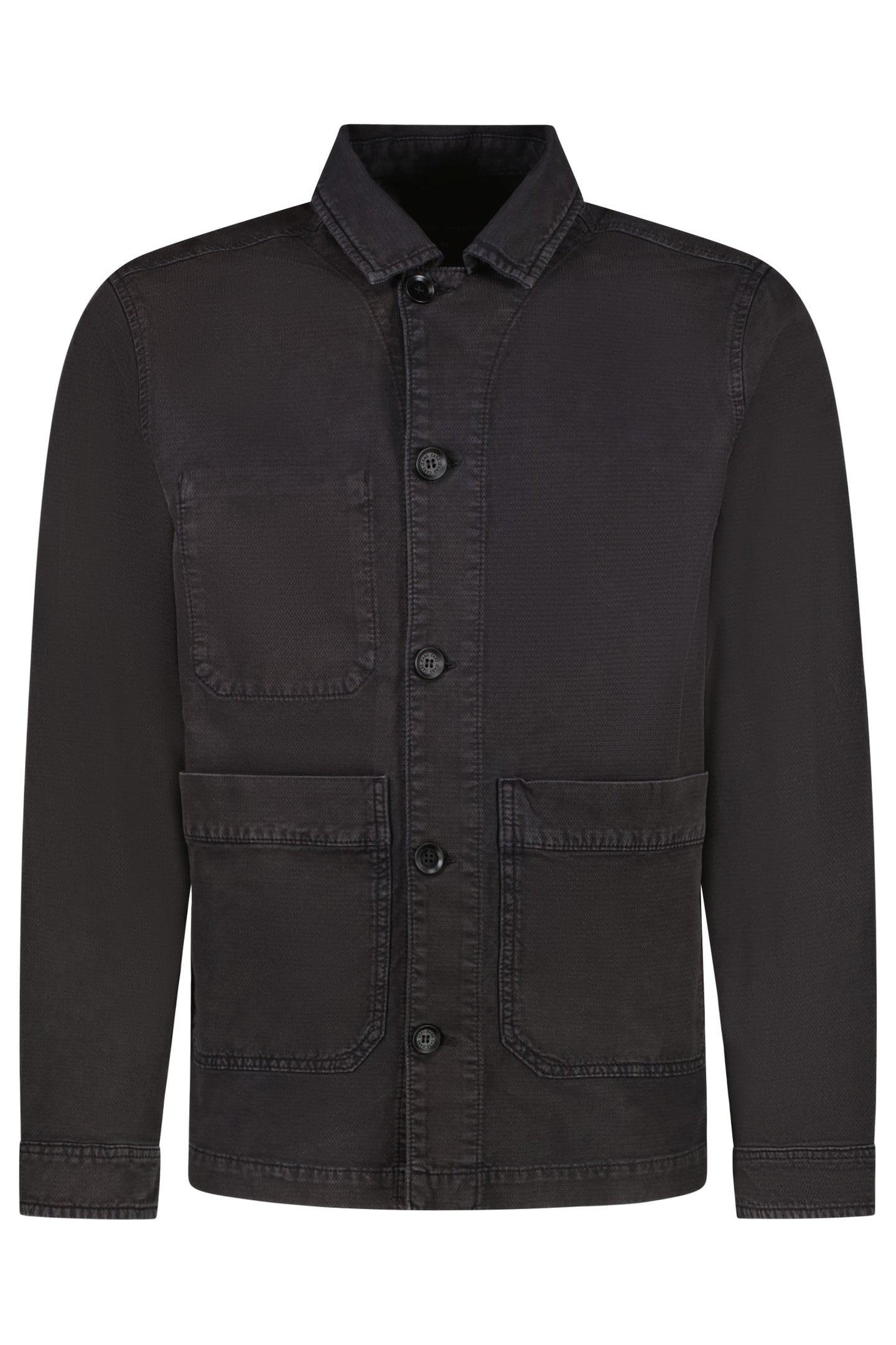 TOBIAS LS JACKET SHIRT BLACK 3