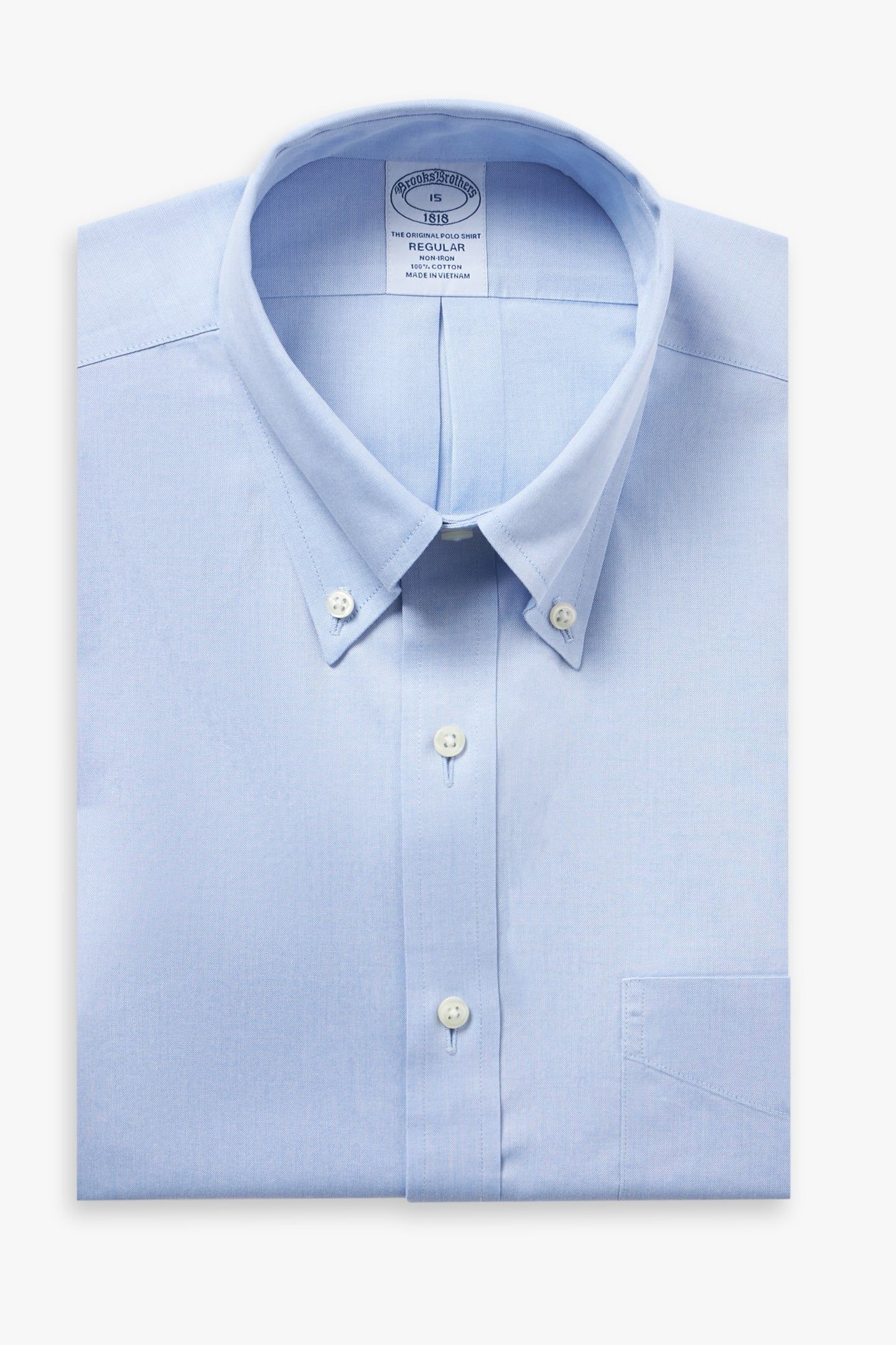 NON-IRON REGULAR SHIRT LIGHT BLUE 2