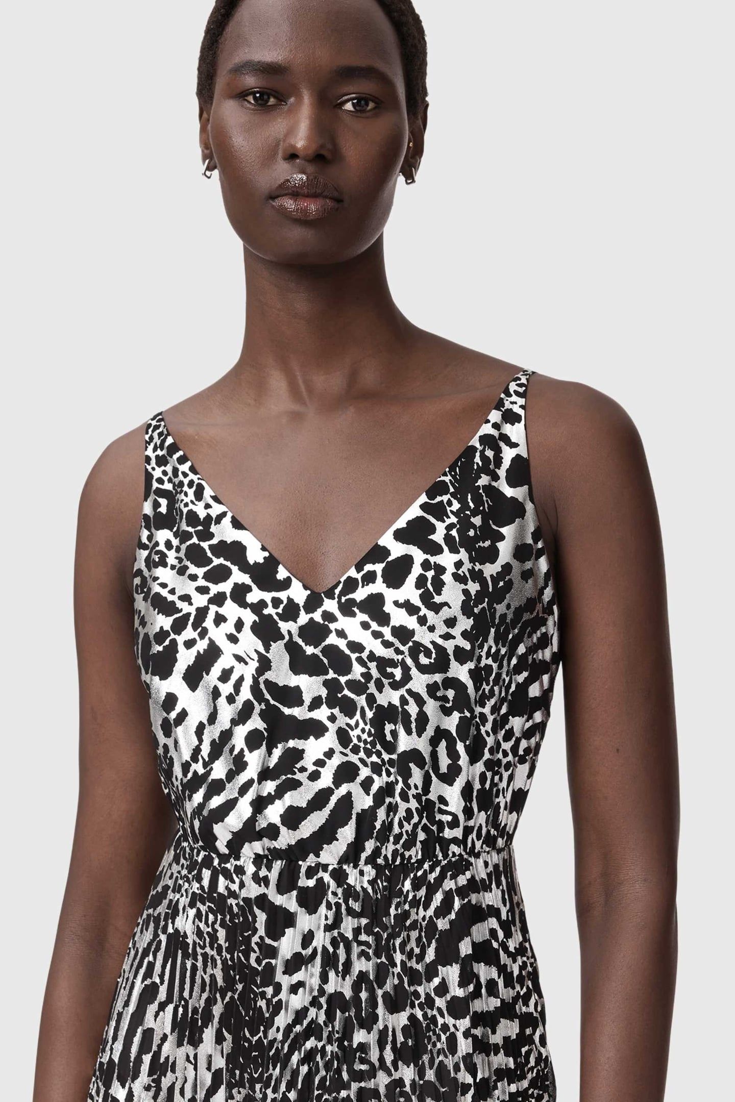 SPARK LEPPO DRESS BLACK/CHARCOAL 6
