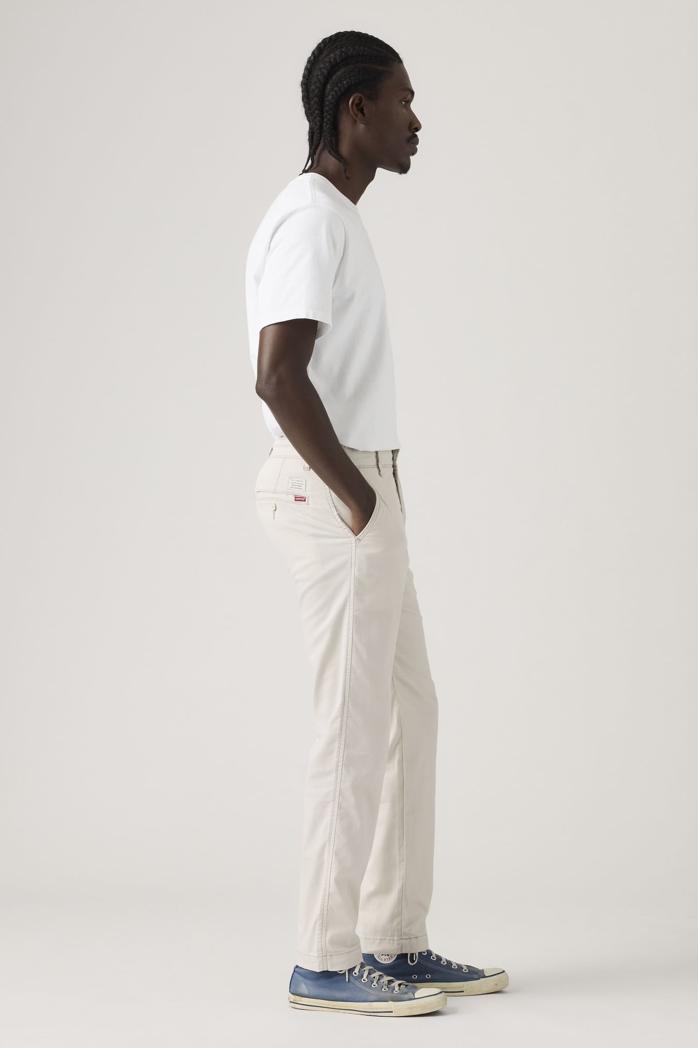 XX CHINO STANDARD TAPER LIGHTWEIGHT LINEN PANTS 4