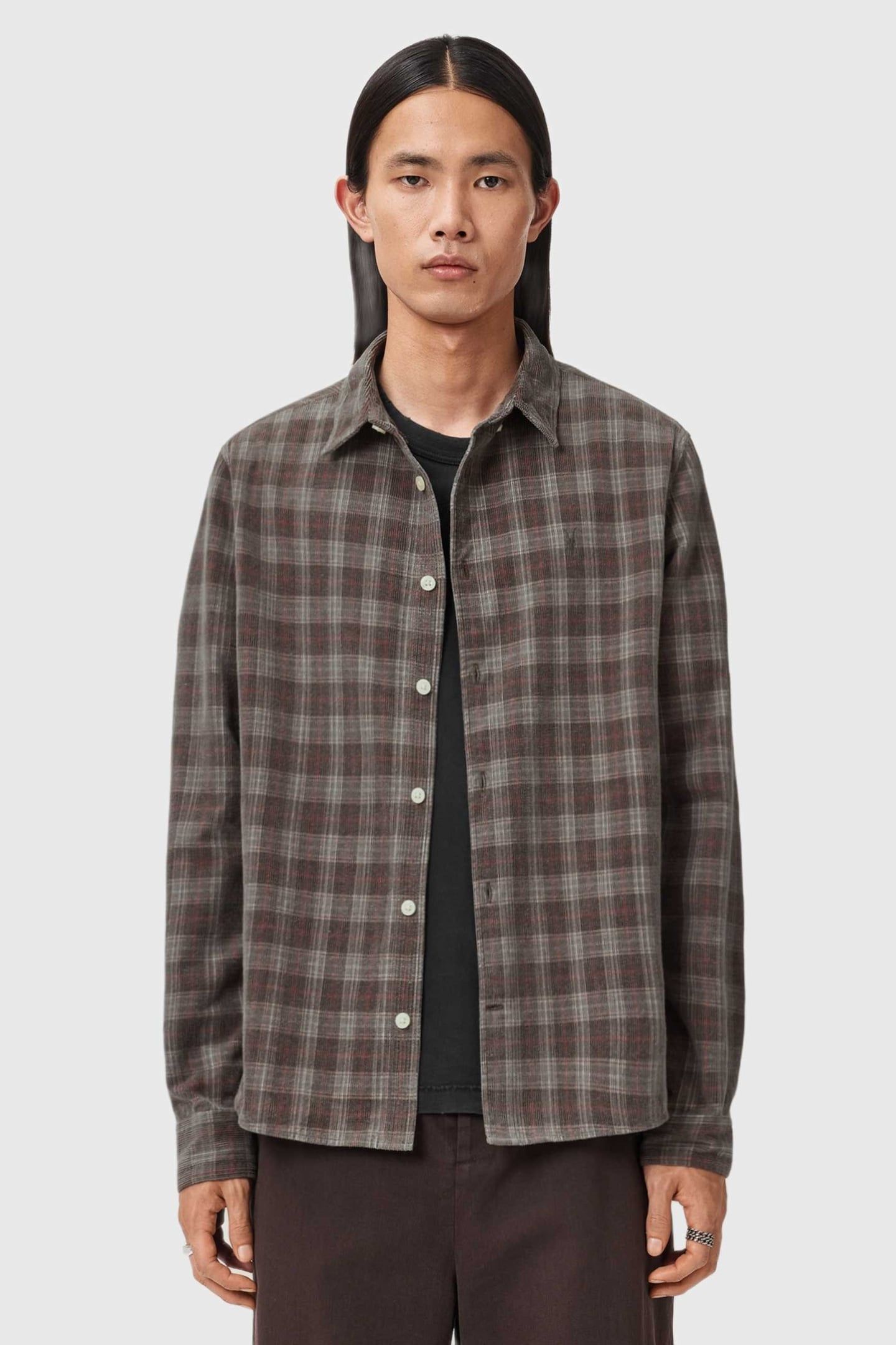 TORIN LS SHIRT DUSKY GREY 2