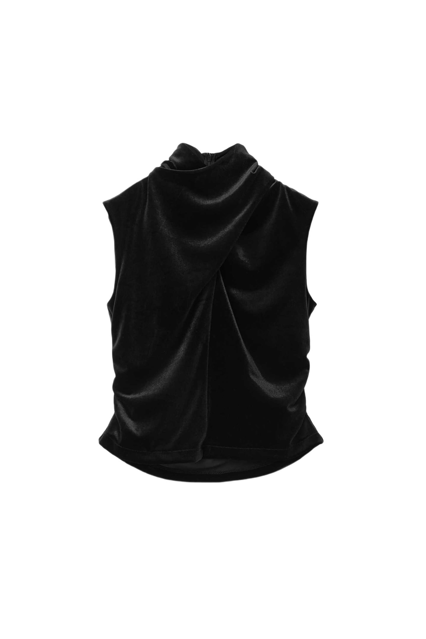 TIA VELVET SS TOP BLACK 8