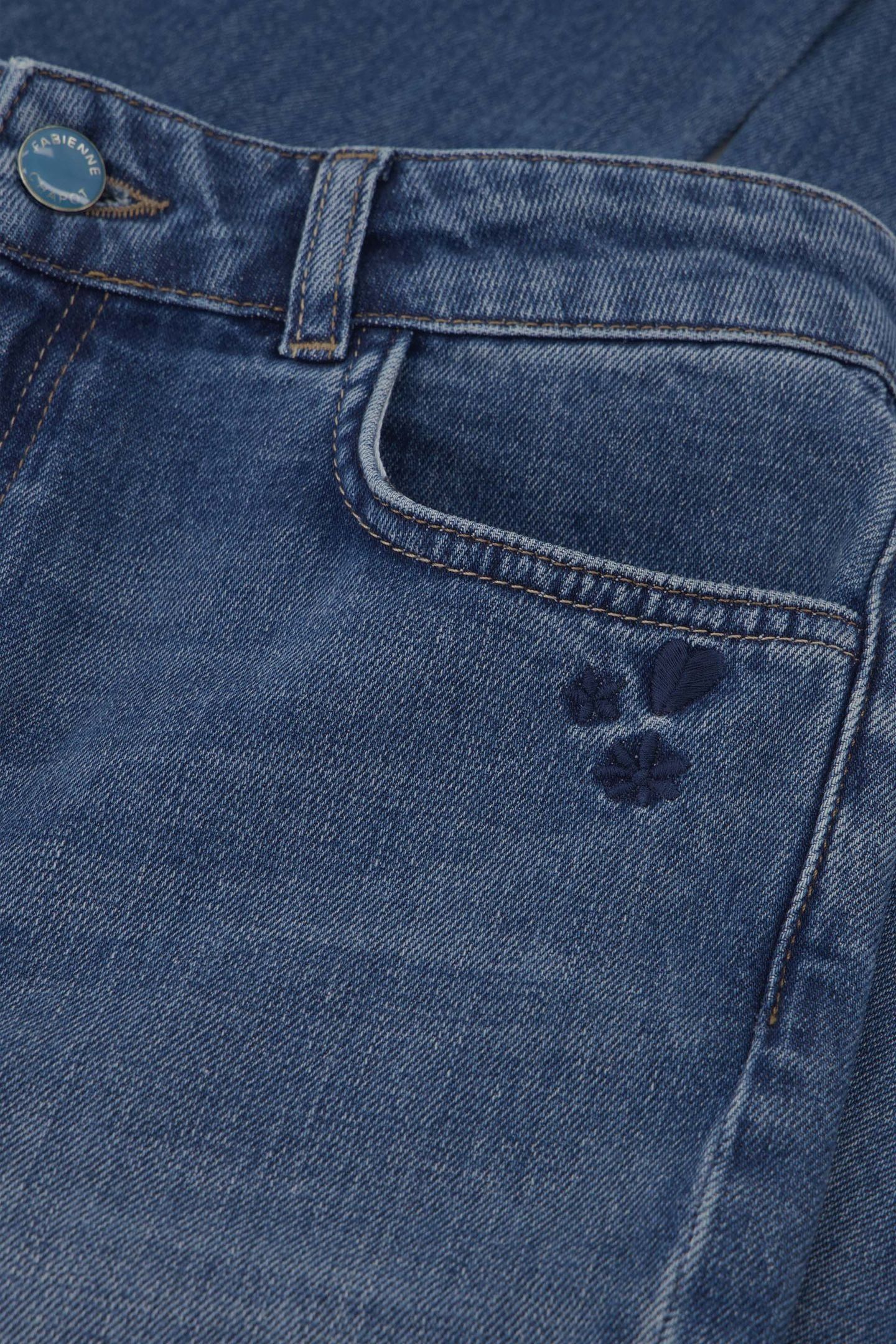 EVA FLARE JEANS MID BLUE 6