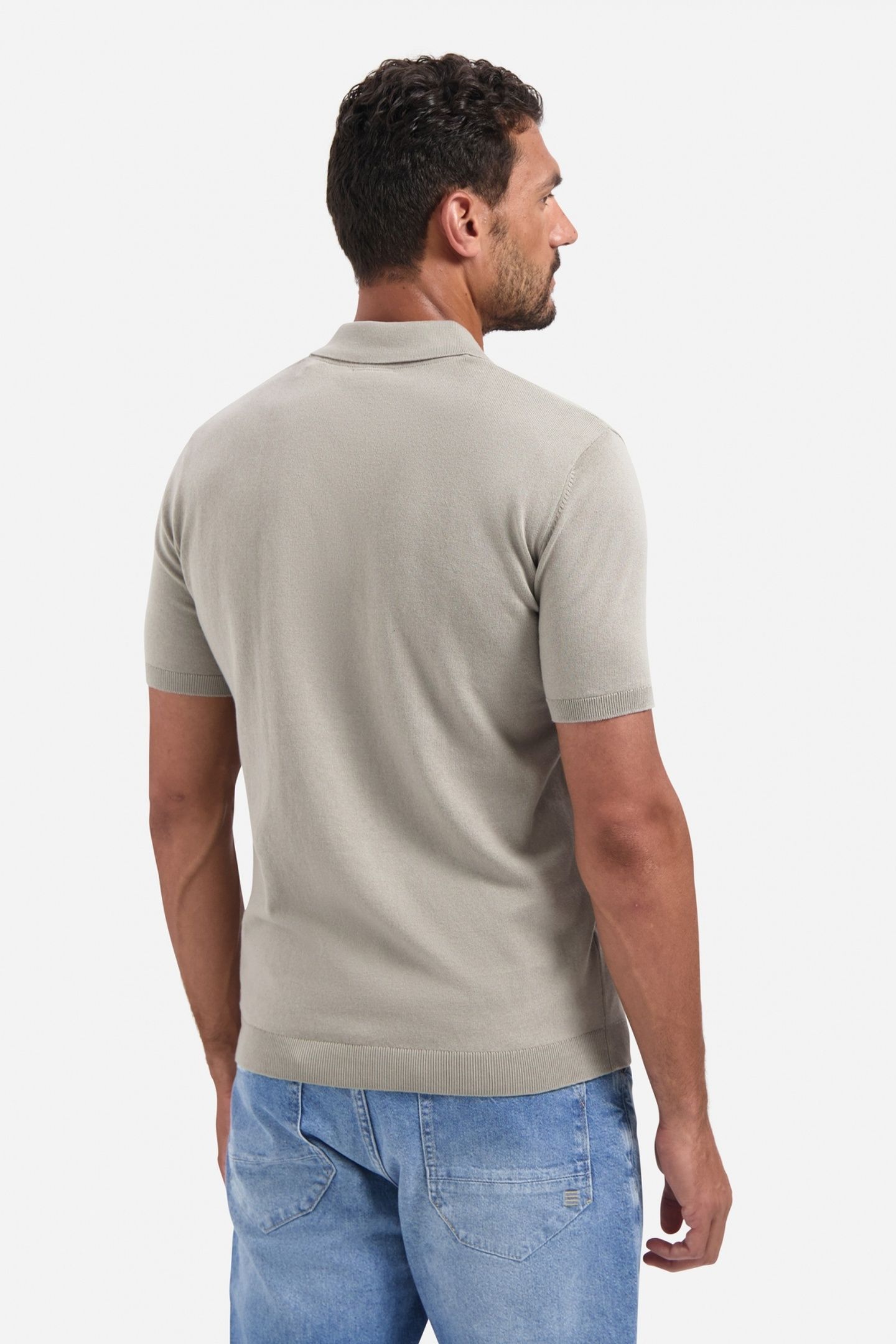 PULLOVER SHORT SLEEVE POLO SOLID CLAY 5