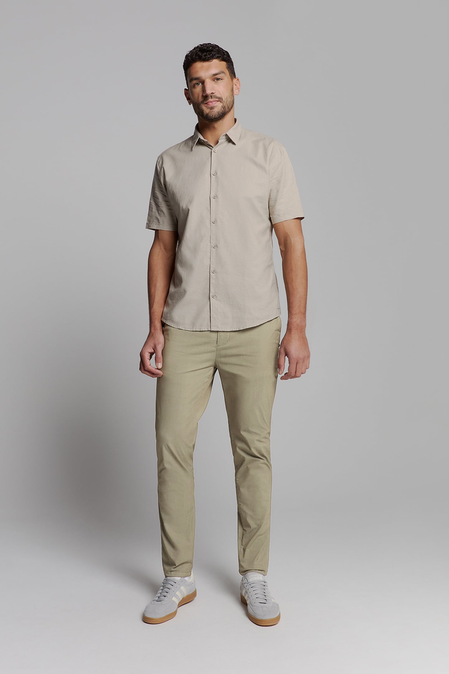 PANTS STRETCH LIGHT WEIGHT GARMENT DYED MID ARMY 1