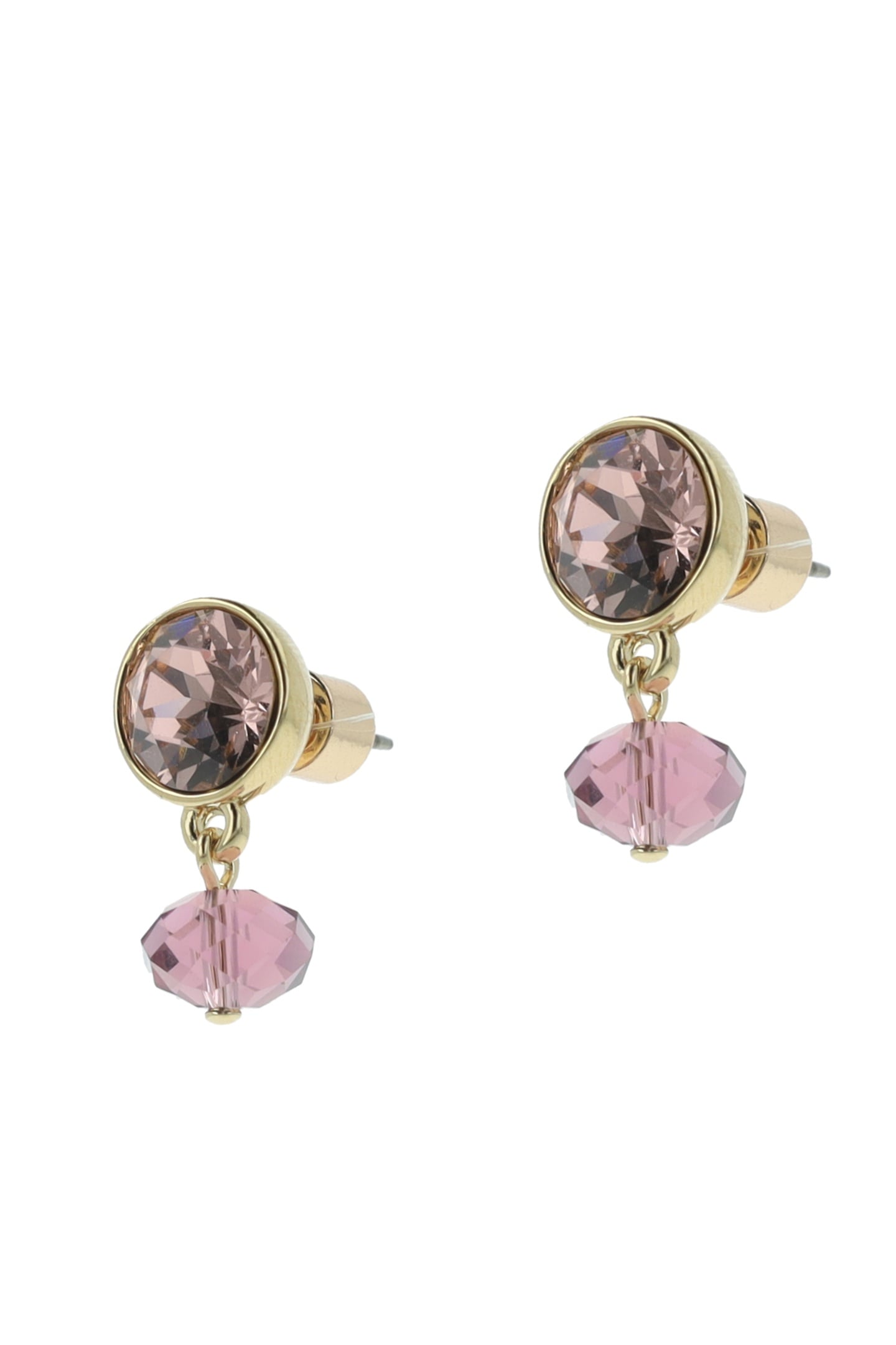 CLASSIC BLUSH ROSE EARRINGS PINK 2