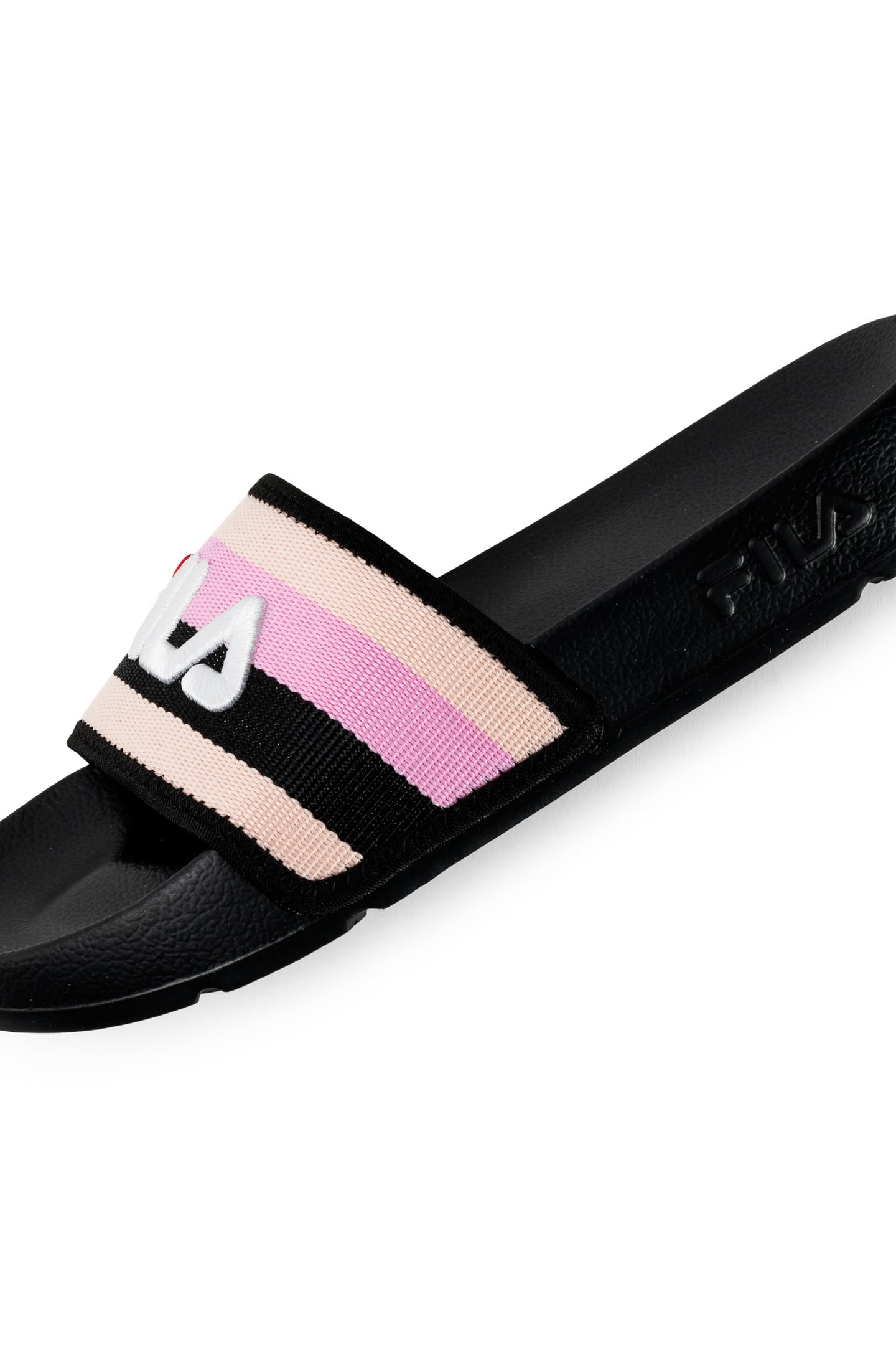 MORRO BAY STRIPES SLIPPER WMN BLACK-PRISM PINK 3