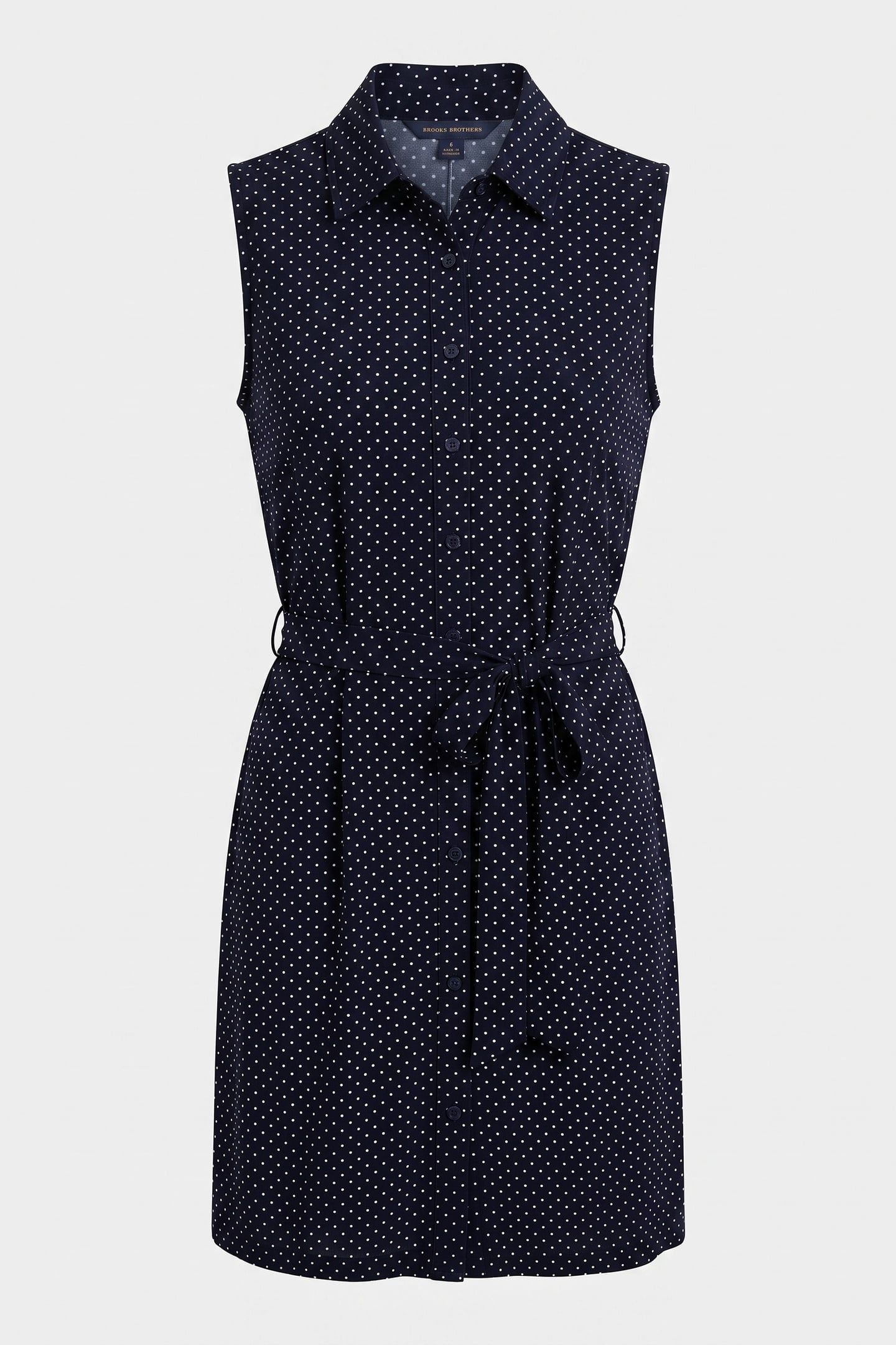 KNIT PRINTED SLEEVELESS DRESS NAVY 5