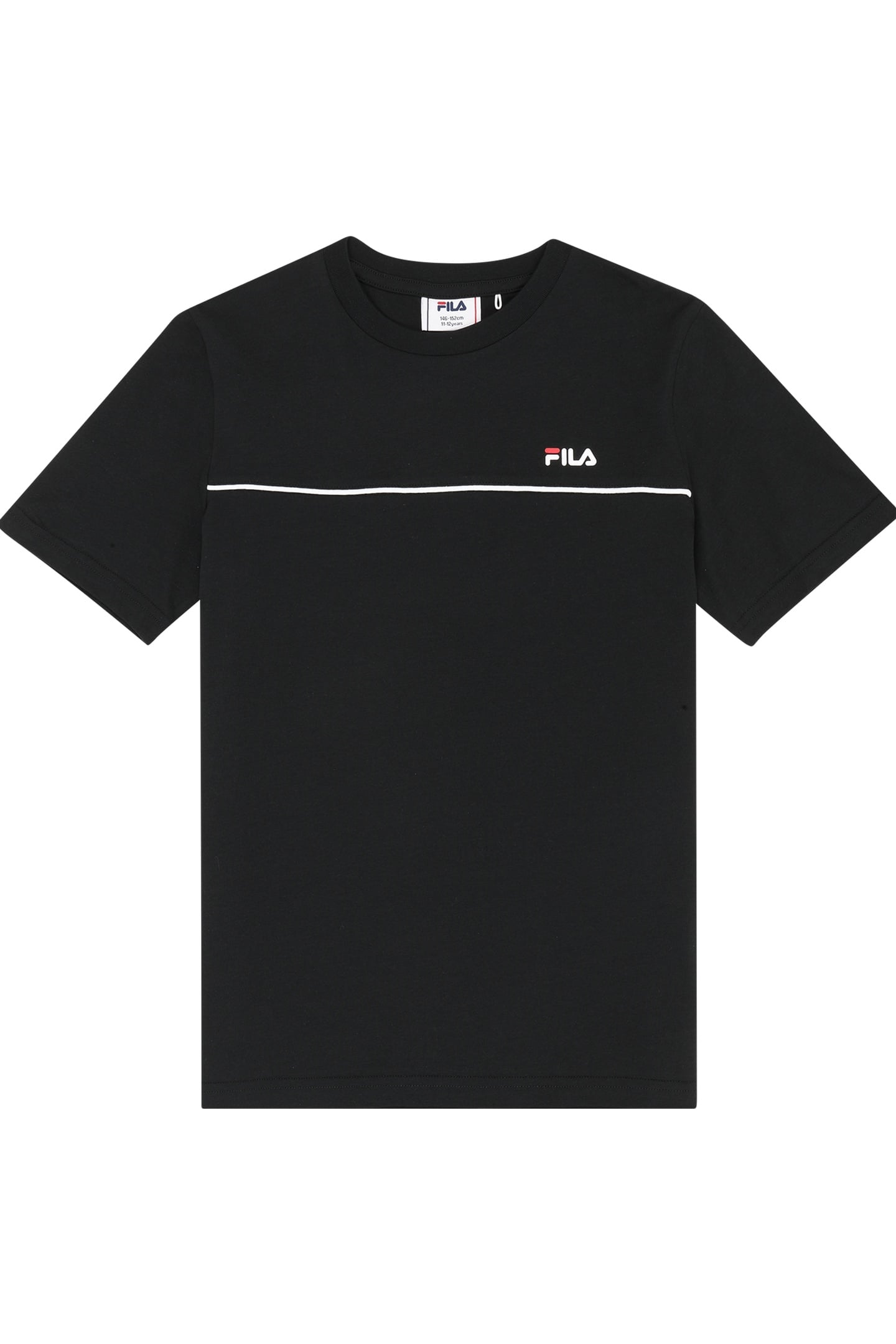 CAMPOSTINO REGULAR CONTRAST PIPING T-SHIRT BLACK 1
