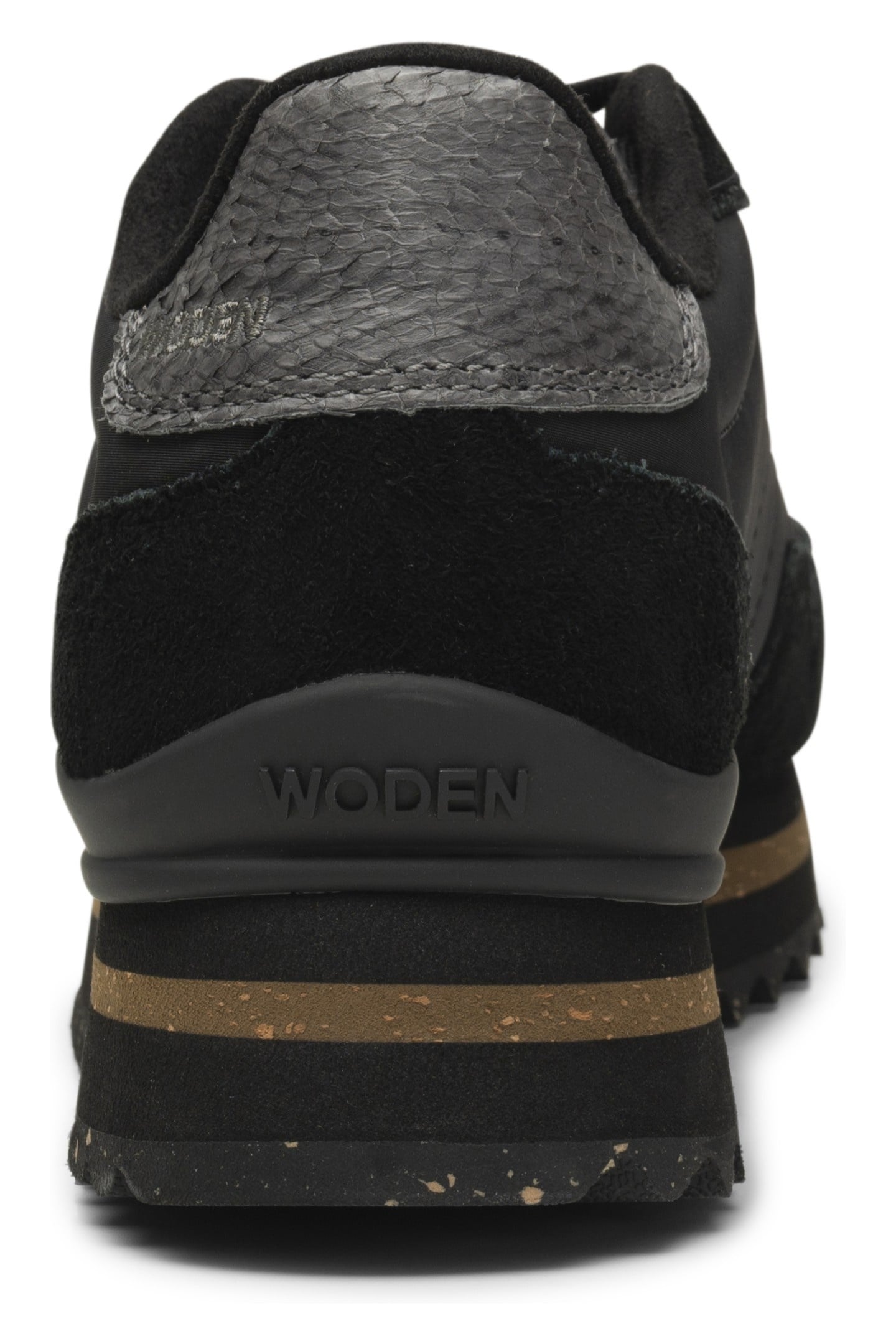 NORA III LEATHER PLATEAU BLACK 6